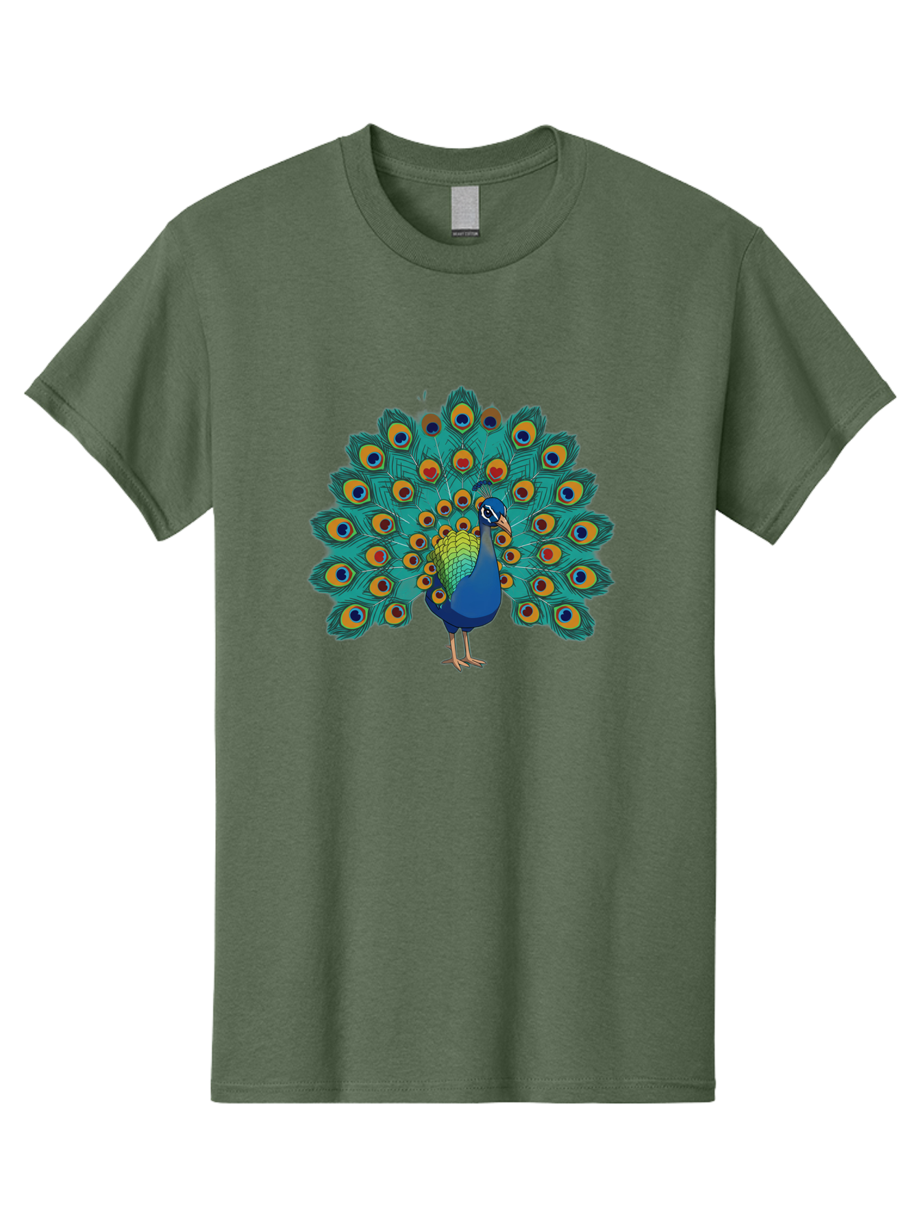Peacock-4 Men'S Graphic Tee, 100% Cotton, Comfortable Casual Summer Wear, Machine Washable, Vintage Camera, Old Camera, Antique Camera, Black Camera, Classic Photography, Photography Equipment, Nostalgic Device, Film Camera, Camera Art Baj623