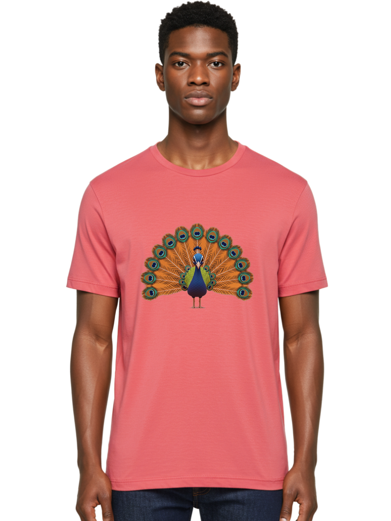 Peacock-Businessman Men'S Graphic Tee, 100% Cotton, Comfortable Casual Summer Wear, Machine Washable, Vintage Camera, Old Camera, Antique Camera, Black Camera, Classic Photography, Photography Equipment, Nostalgic Device, Film Camera, Baj624