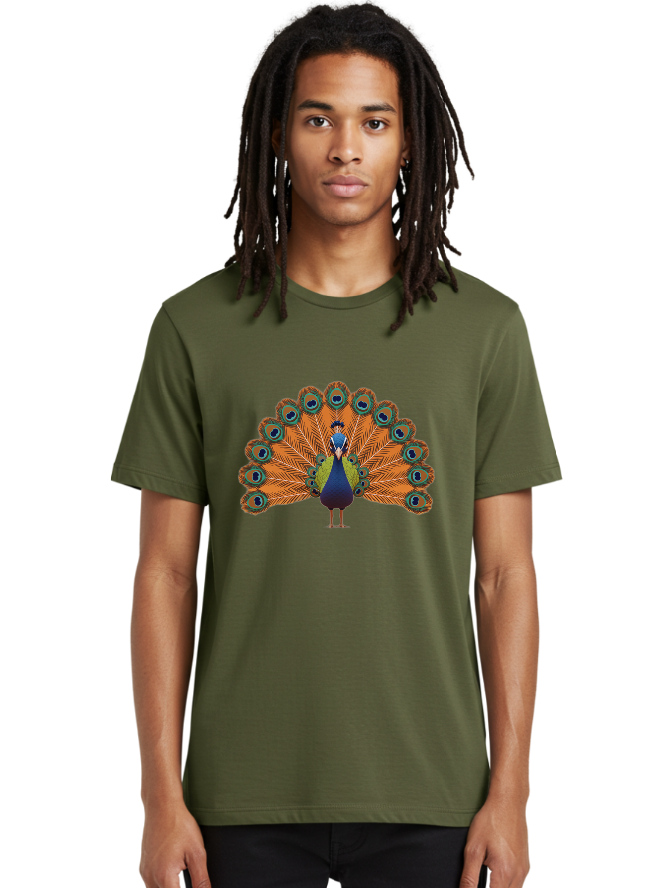 Peacock-Businessman Men'S Graphic Tee, 100% Cotton, Comfortable Casual Summer Wear, Machine Washable, Vintage Camera, Old Camera, Antique Camera, Black Camera, Classic Photography, Photography Equipment, Nostalgic Device, Film Camera, Baj624