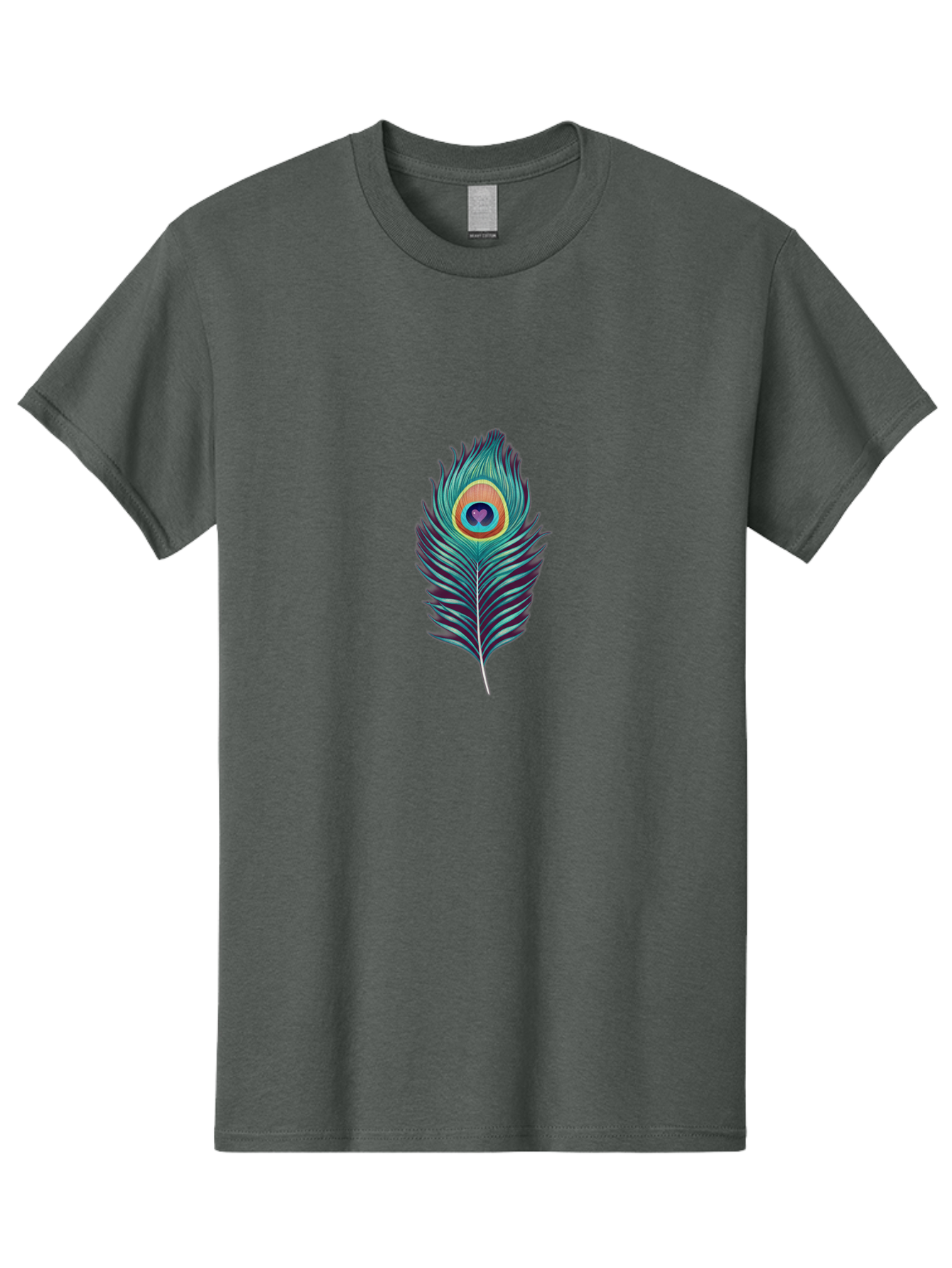 Peacock-Feather-1 Men'S Graphic Tee, 100% Cotton, Comfortable Casual Summer Wear, Machine Washable, Vintage Camera, Old Camera, Antique Camera, Black Camera, Classic Photography, Photography Equipment, Nostalgic Device, Film Camera, Camera Art Baj625