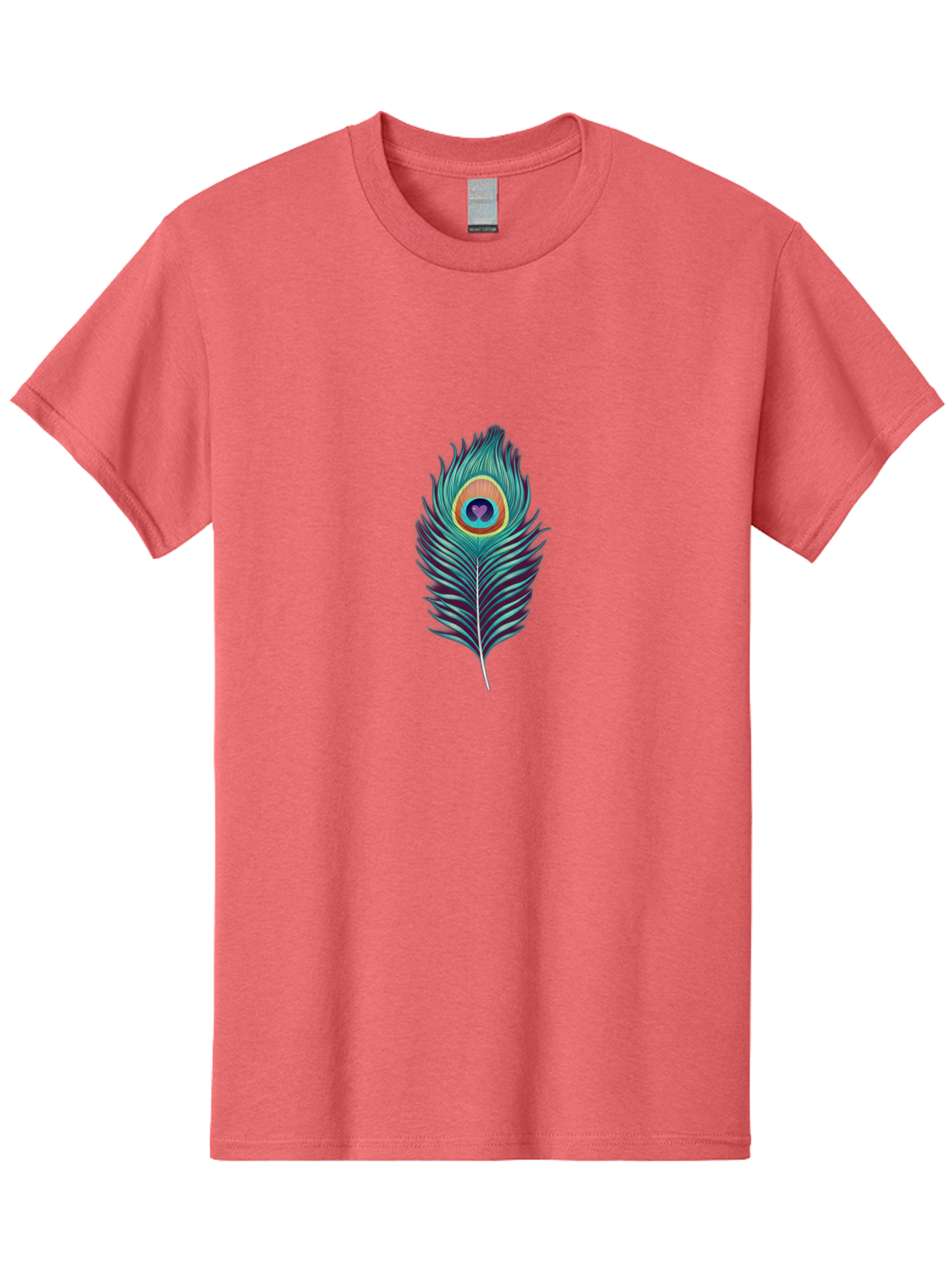 Peacock-Feather-1 Men'S Graphic Tee, 100% Cotton, Comfortable Casual Summer Wear, Machine Washable, Vintage Camera, Old Camera, Antique Camera, Black Camera, Classic Photography, Photography Equipment, Nostalgic Device, Film Camera, Camera Art Baj625