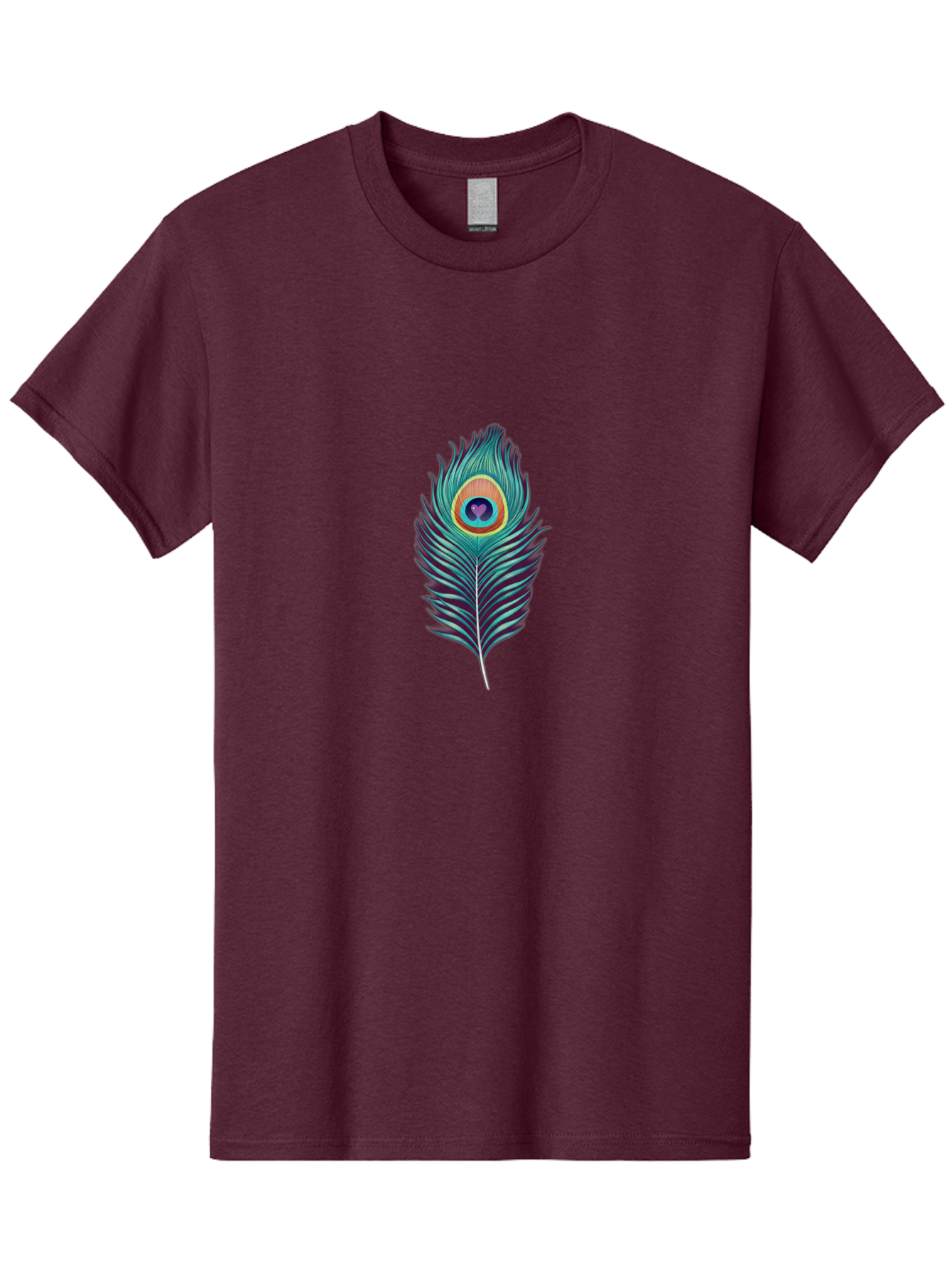Peacock-Feather-1 Men'S Graphic Tee, 100% Cotton, Comfortable Casual Summer Wear, Machine Washable, Vintage Camera, Old Camera, Antique Camera, Black Camera, Classic Photography, Photography Equipment, Nostalgic Device, Film Camera, Camera Art Baj625