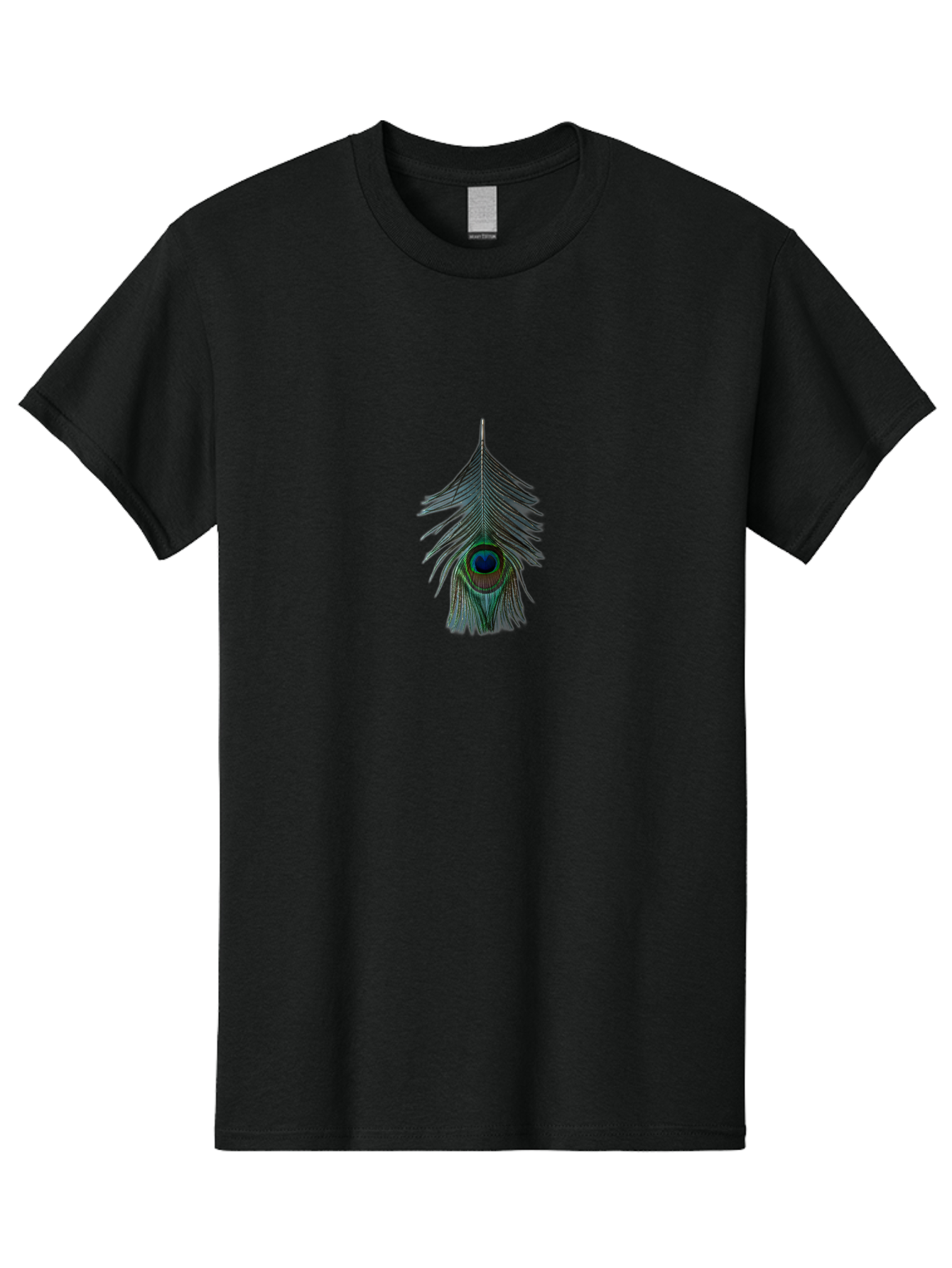 Peacock-Feather-2 Men'S Graphic Tee, 100% Cotton, Comfortable Casual Summer Wear, Machine Washable, Vintage Camera, Old Camera, Antique Camera, Black Camera, Classic Photography, Photography Equipment, Nostalgic Device, Film Camera, Camera Art Baj626