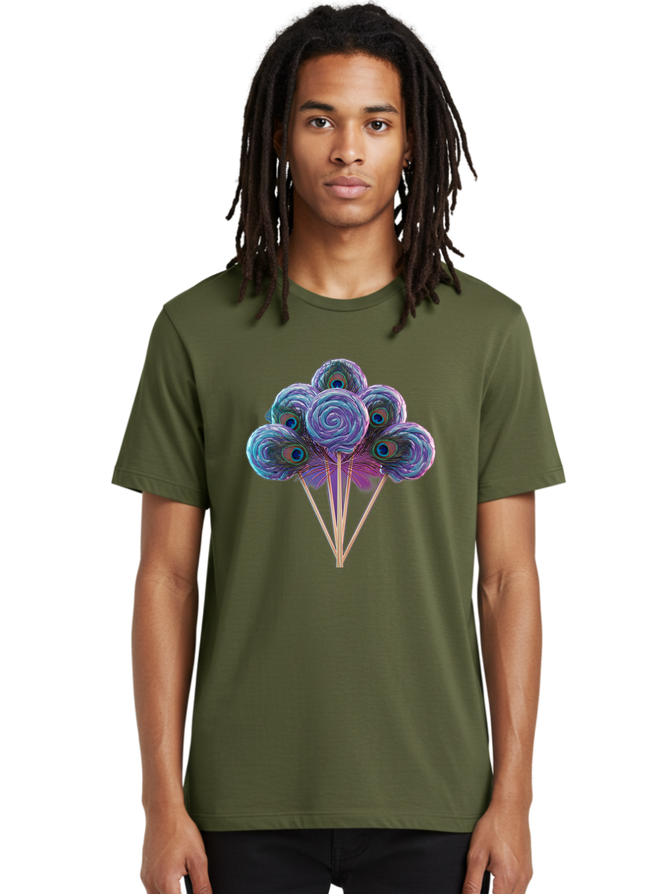 Peacock-Feather-Lollipops Men'S Graphic Tee, 100% Cotton, Comfortable Casual Summer Wear, Machine Washable, Vintage Camera, Old Camera, Antique Camera, Black Camera, Classic Photography, Photography Equipment, Nostalgic Device, Film Camera, Baj627