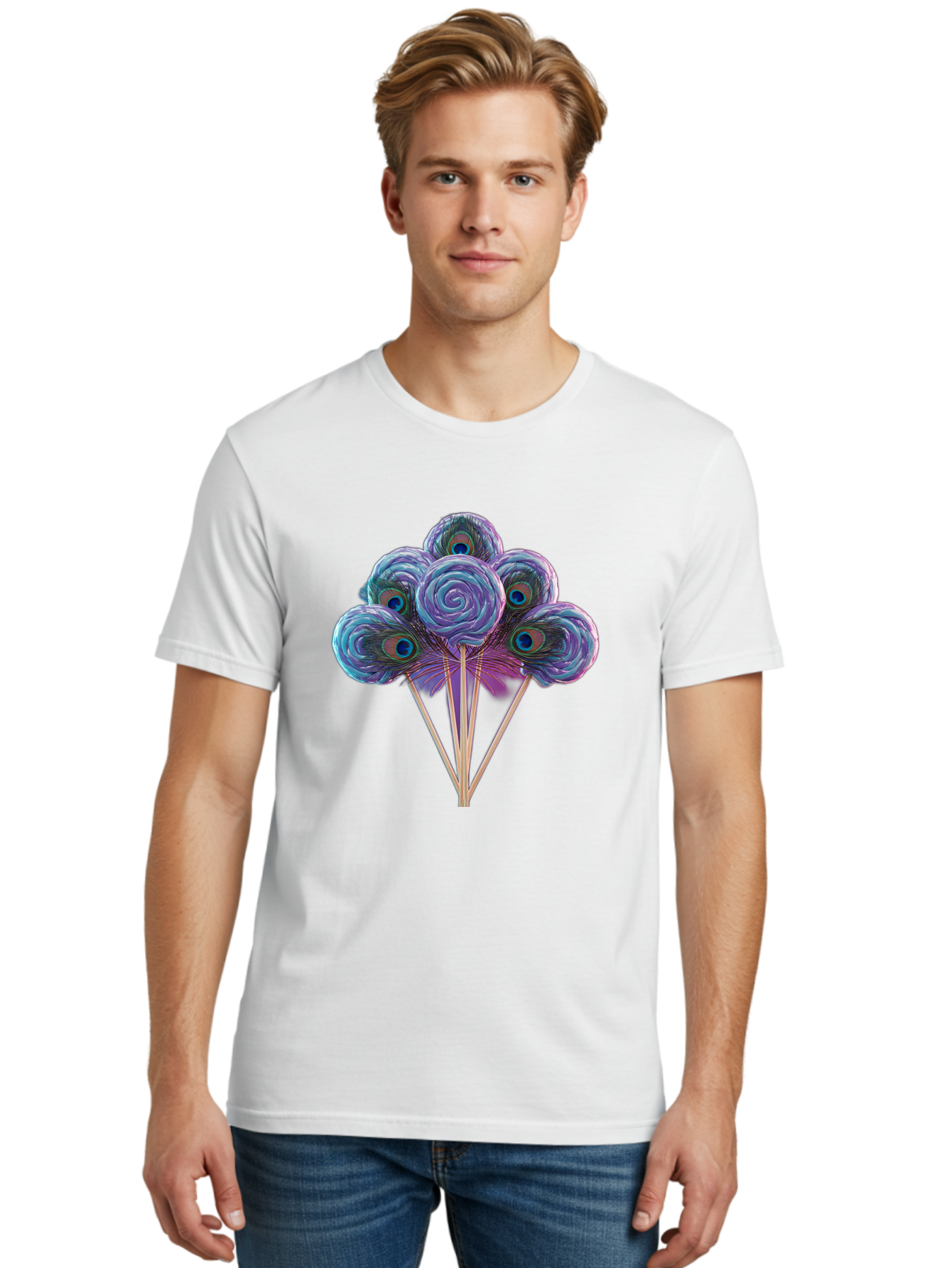 Peacock-Feather-Lollipops Men'S Graphic Tee, 100% Cotton, Comfortable Casual Summer Wear, Machine Washable, Vintage Camera, Old Camera, Antique Camera, Black Camera, Classic Photography, Photography Equipment, Nostalgic Device, Film Camera, Baj627