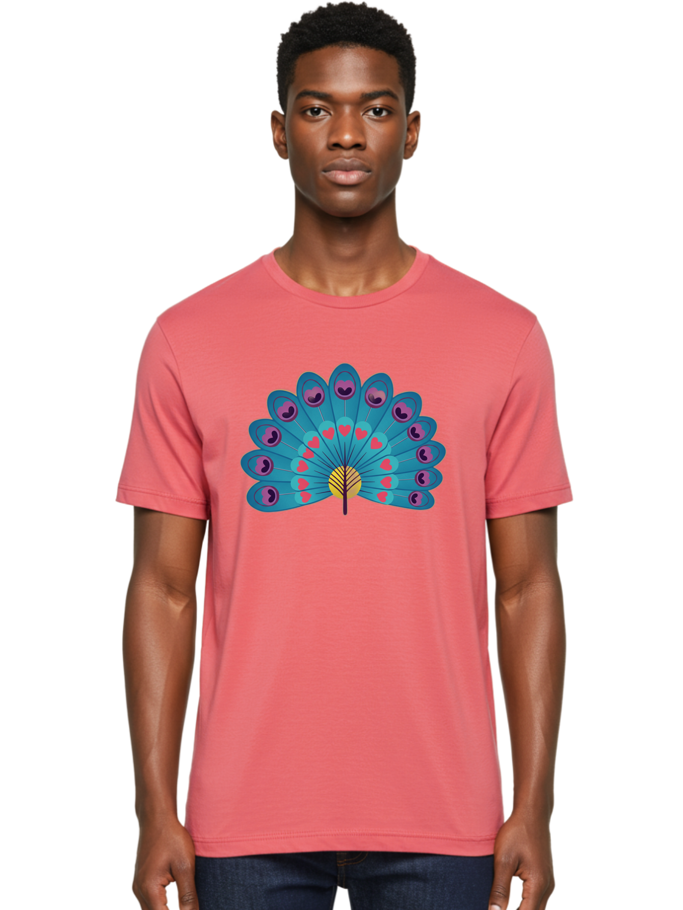 Peacock-Feather Men'S Graphic Tee, 100% Cotton, Comfortable Casual Summer Wear, Machine Washable, Vintage Camera, Old Camera, Antique Camera, Black Camera, Classic Photography, Photography Equipment, Nostalgic Device, Film Camera, Camera Art Baj628