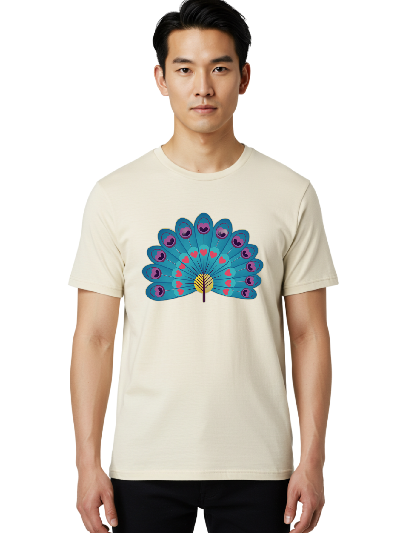 Peacock-Feather Men'S Graphic Tee, 100% Cotton, Comfortable Casual Summer Wear, Machine Washable, Vintage Camera, Old Camera, Antique Camera, Black Camera, Classic Photography, Photography Equipment, Nostalgic Device, Film Camera, Camera Art Baj628
