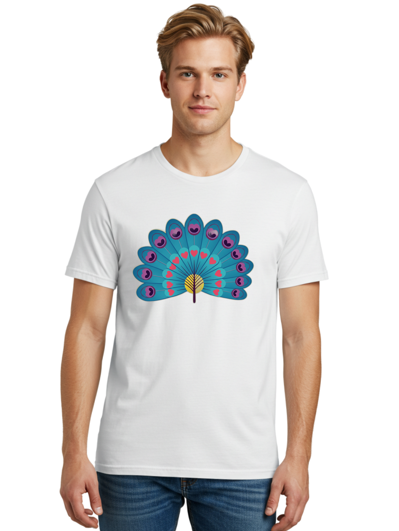 Peacock-Feather Men'S Graphic Tee, 100% Cotton, Comfortable Casual Summer Wear, Machine Washable, Vintage Camera, Old Camera, Antique Camera, Black Camera, Classic Photography, Photography Equipment, Nostalgic Device, Film Camera, Camera Art Baj628