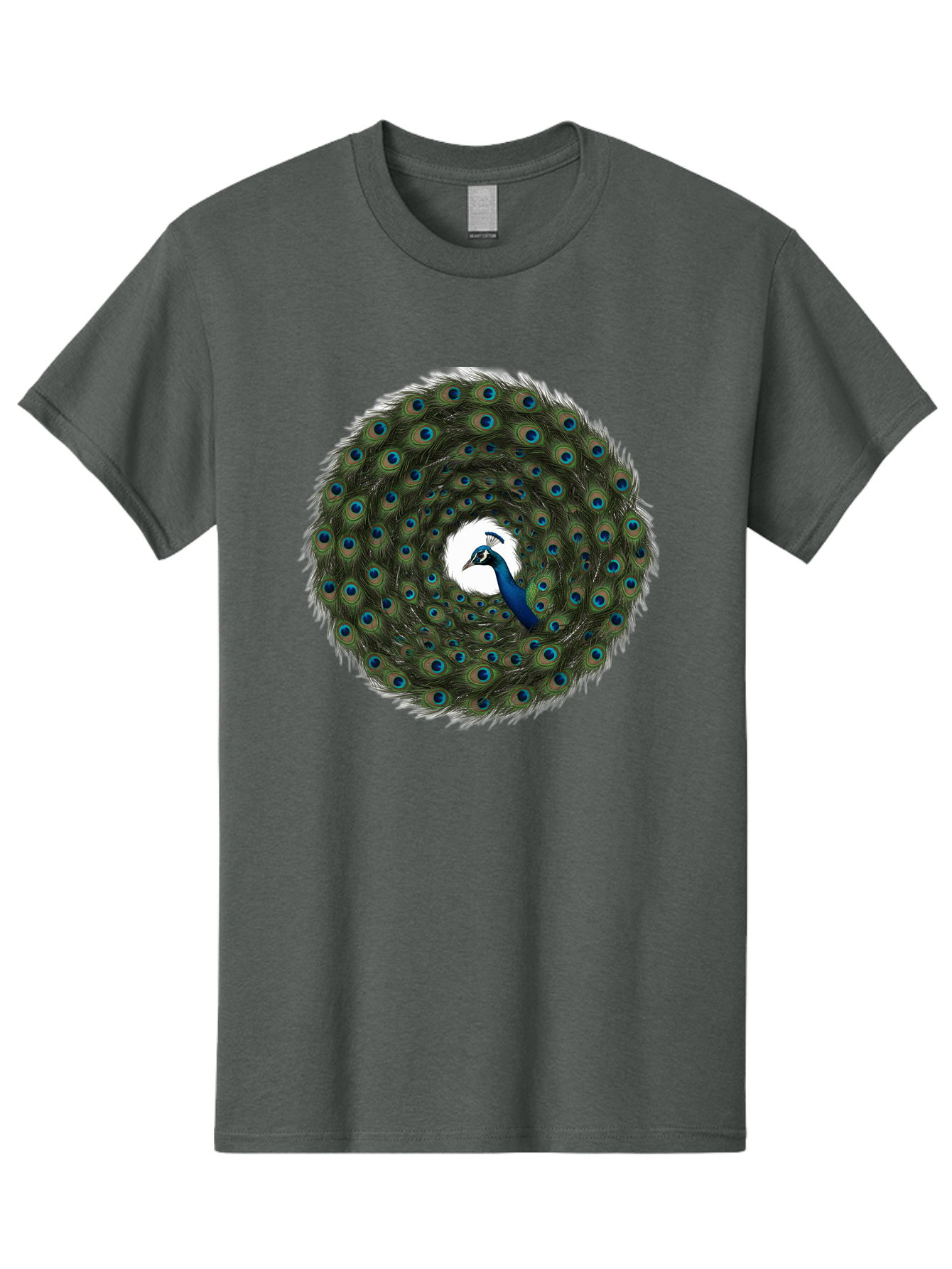Peacock-Feathers-1 Men'S Graphic Tee, 100% Cotton, Comfortable Casual Summer Wear, Machine Washable, Vintage Camera, Old Camera, Antique Camera, Black Camera, Classic Photography, Photography Equipment, Nostalgic Device, Film Camera, Baj629