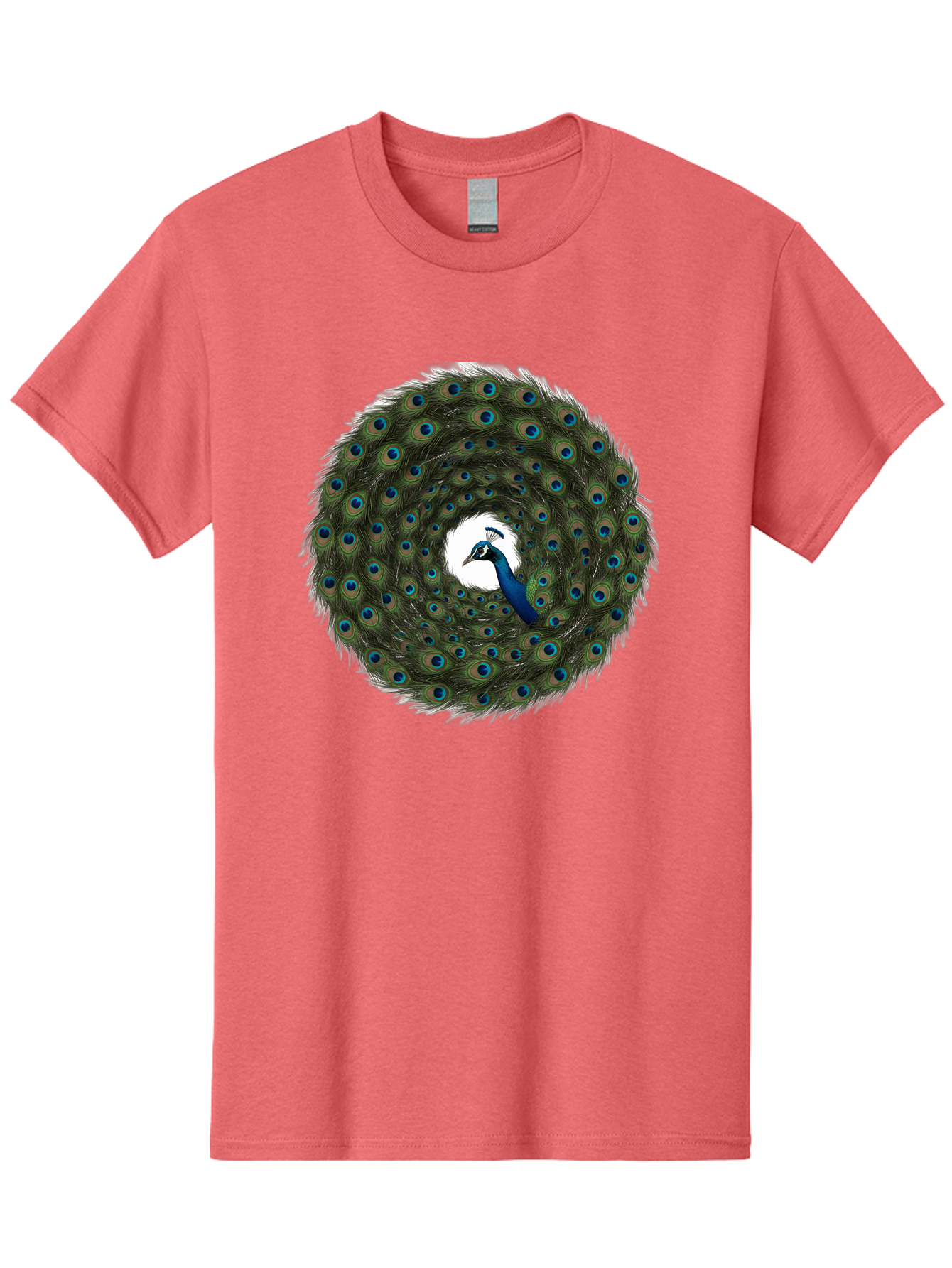 Peacock-Feathers-1 Men'S Graphic Tee, 100% Cotton, Comfortable Casual Summer Wear, Machine Washable, Vintage Camera, Old Camera, Antique Camera, Black Camera, Classic Photography, Photography Equipment, Nostalgic Device, Film Camera, Baj629