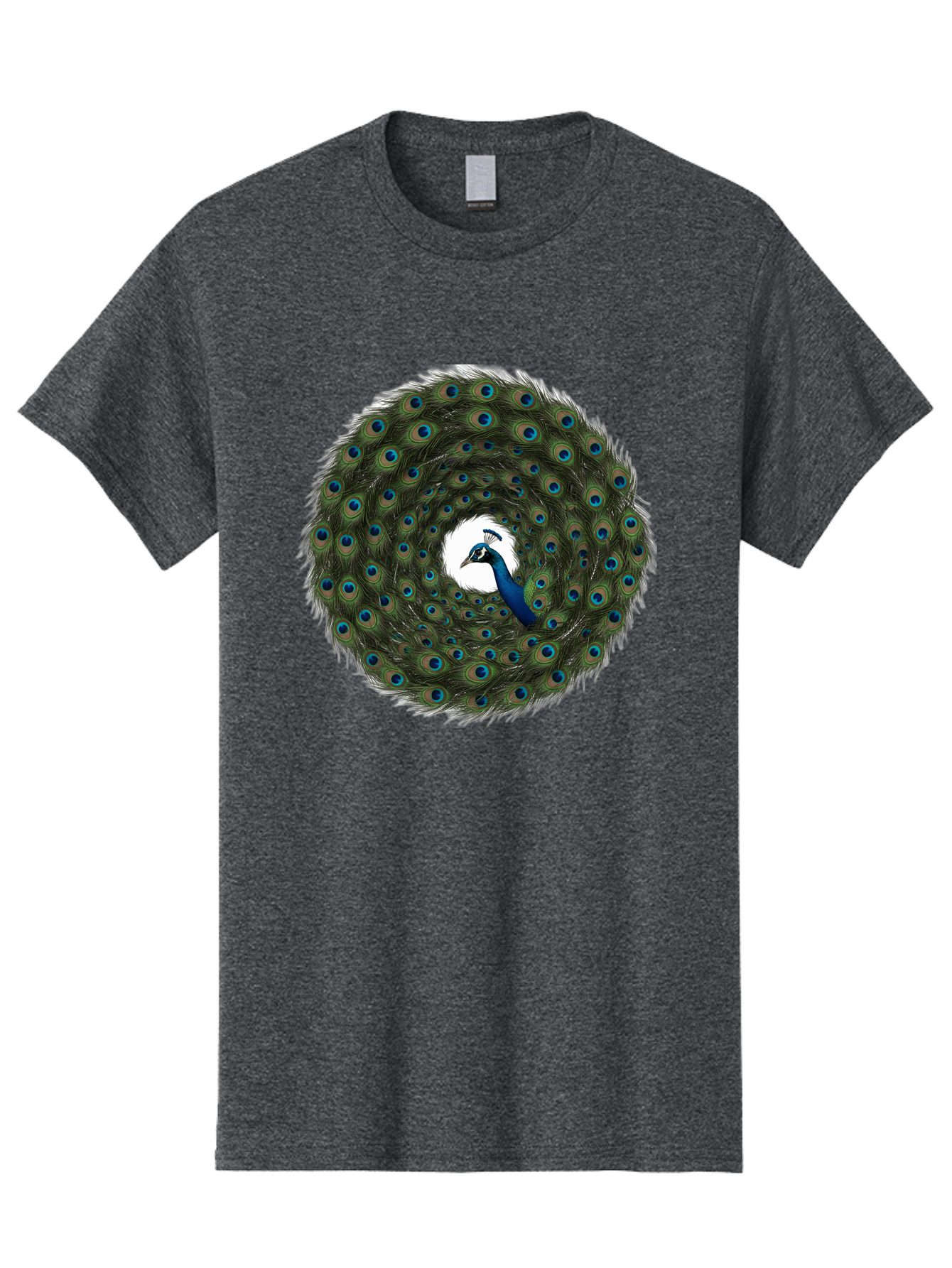 Peacock-Feathers-1 Men'S Graphic Tee, 100% Cotton, Comfortable Casual Summer Wear, Machine Washable, Vintage Camera, Old Camera, Antique Camera, Black Camera, Classic Photography, Photography Equipment, Nostalgic Device, Film Camera, Baj629