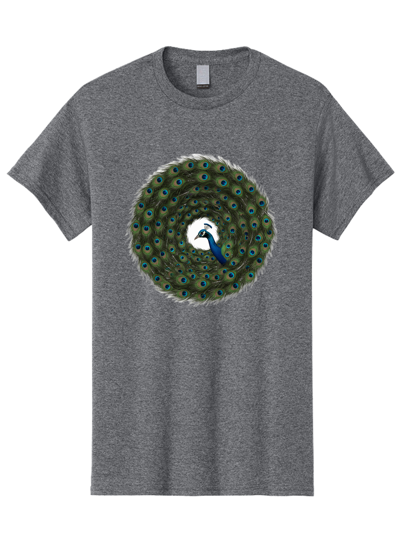Peacock-Feathers-1 Men'S Graphic Tee, 100% Cotton, Comfortable Casual Summer Wear, Machine Washable, Vintage Camera, Old Camera, Antique Camera, Black Camera, Classic Photography, Photography Equipment, Nostalgic Device, Film Camera, Baj629