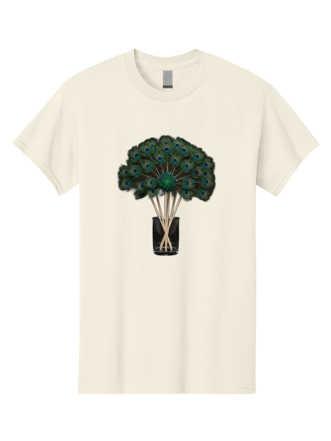 Peacock-Feathers-In-Vase Men'S Graphic Tee, 100% Cotton, Comfortable Casual Summer Wear, Machine Washable, Vintage Camera, Old Camera, Antique Camera, Black Camera, Classic Photography, Photography Equipment, Nostalgic Device, Film Camera, Baj631