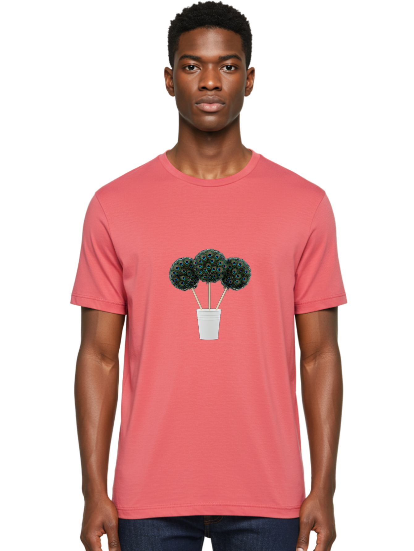 Peacock-Feathers Men'S Graphic Tee, 100% Cotton, Comfortable Casual Summer Wear, Machine Washable, Vintage Camera, Old Camera, Antique Camera, Black Camera, Classic Photography, Photography Equipment, Nostalgic Device, Film Camera, Camera Art Baj632