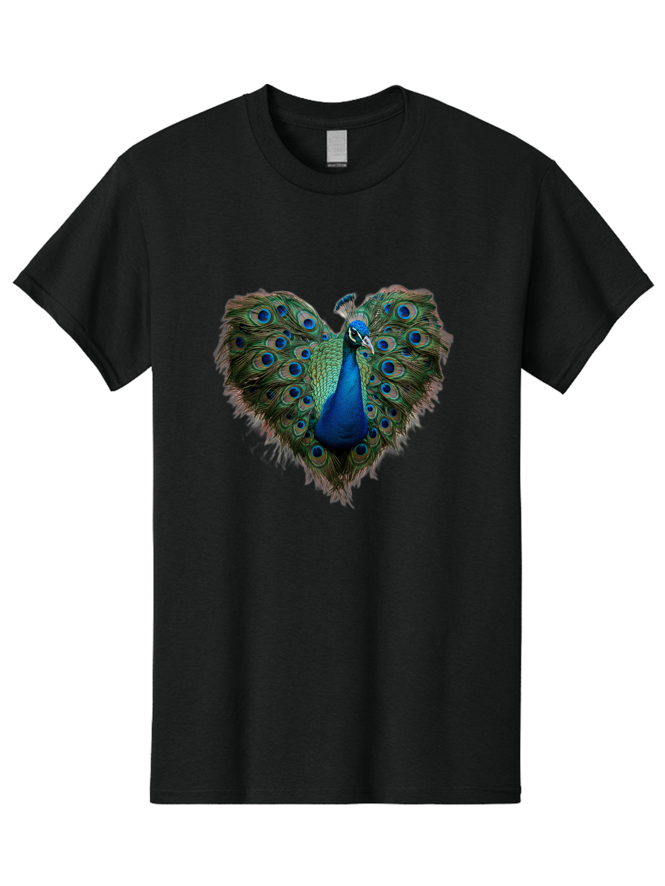 Peacock-Heart Men'S Graphic Tee, 100% Cotton, Comfortable Casual Summer Wear, Machine Washable, Vintage Camera, Old Camera, Antique Camera, Black Camera, Classic Photography, Photography Equipment, Nostalgic Device, Film Camera, Camera Art Baj633