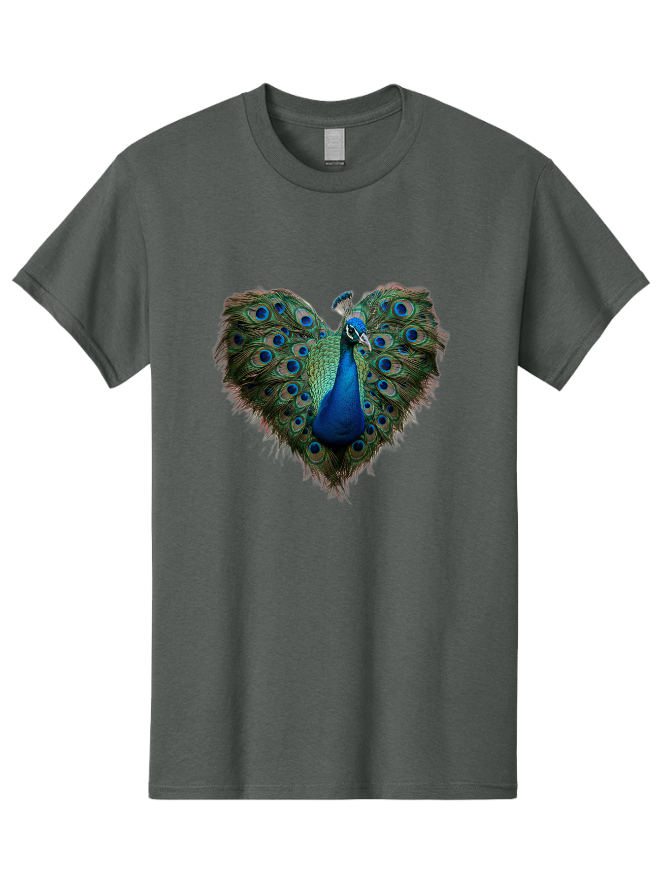 Peacock-Heart Men'S Graphic Tee, 100% Cotton, Comfortable Casual Summer Wear, Machine Washable, Vintage Camera, Old Camera, Antique Camera, Black Camera, Classic Photography, Photography Equipment, Nostalgic Device, Film Camera, Camera Art Baj633