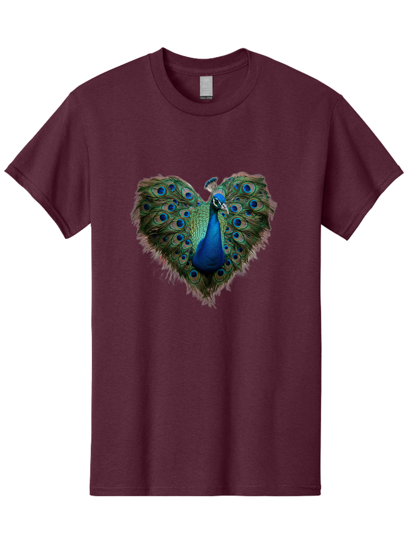 Peacock-Heart Men'S Graphic Tee, 100% Cotton, Comfortable Casual Summer Wear, Machine Washable, Vintage Camera, Old Camera, Antique Camera, Black Camera, Classic Photography, Photography Equipment, Nostalgic Device, Film Camera, Camera Art Baj633