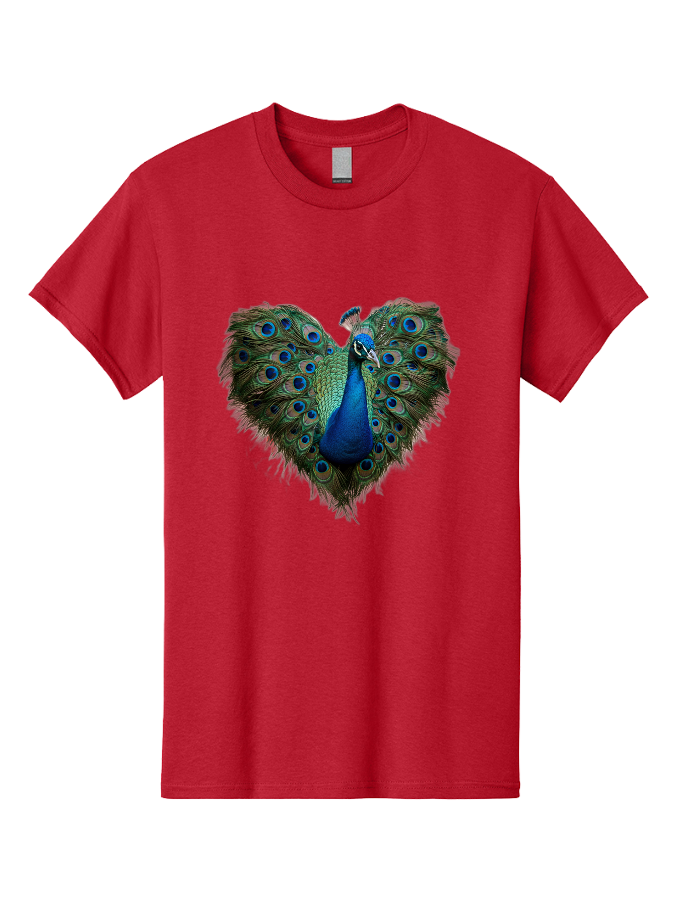 Peacock-Heart Men'S Graphic Tee, 100% Cotton, Comfortable Casual Summer Wear, Machine Washable, Vintage Camera, Old Camera, Antique Camera, Black Camera, Classic Photography, Photography Equipment, Nostalgic Device, Film Camera, Camera Art Baj633