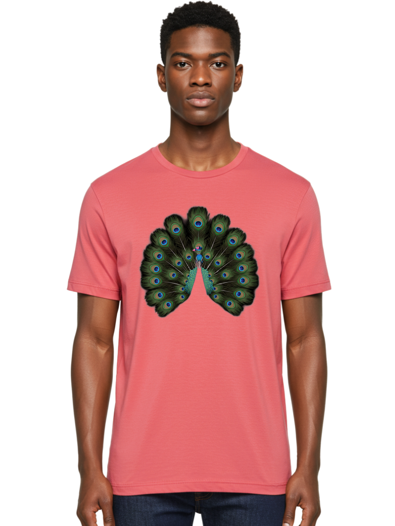 Peacock-Tail Men'S Graphic Tee, 100% Cotton, Comfortable Casual Summer Wear, Machine Washable, Vintage Camera, Old Camera, Antique Camera, Black Camera, Classic Photography, Photography Equipment, Nostalgic Device, Film Camera, Camera Art Baj634