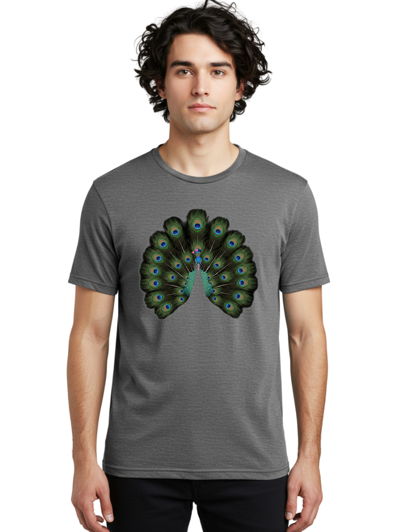 Peacock-Tail Men'S Graphic Tee, 100% Cotton, Comfortable Casual Summer Wear, Machine Washable, Vintage Camera, Old Camera, Antique Camera, Black Camera, Classic Photography, Photography Equipment, Nostalgic Device, Film Camera, Camera Art Baj634