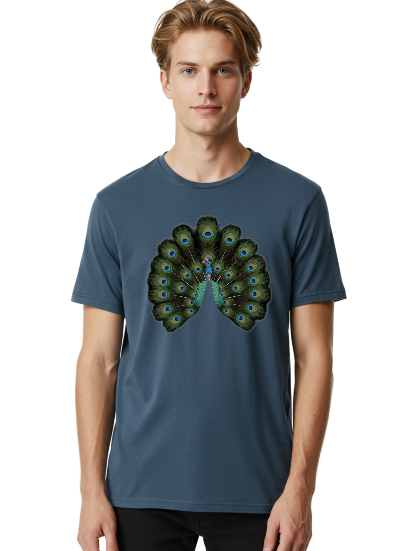 Peacock-Tail Men'S Graphic Tee, 100% Cotton, Comfortable Casual Summer Wear, Machine Washable, Vintage Camera, Old Camera, Antique Camera, Black Camera, Classic Photography, Photography Equipment, Nostalgic Device, Film Camera, Camera Art Baj634