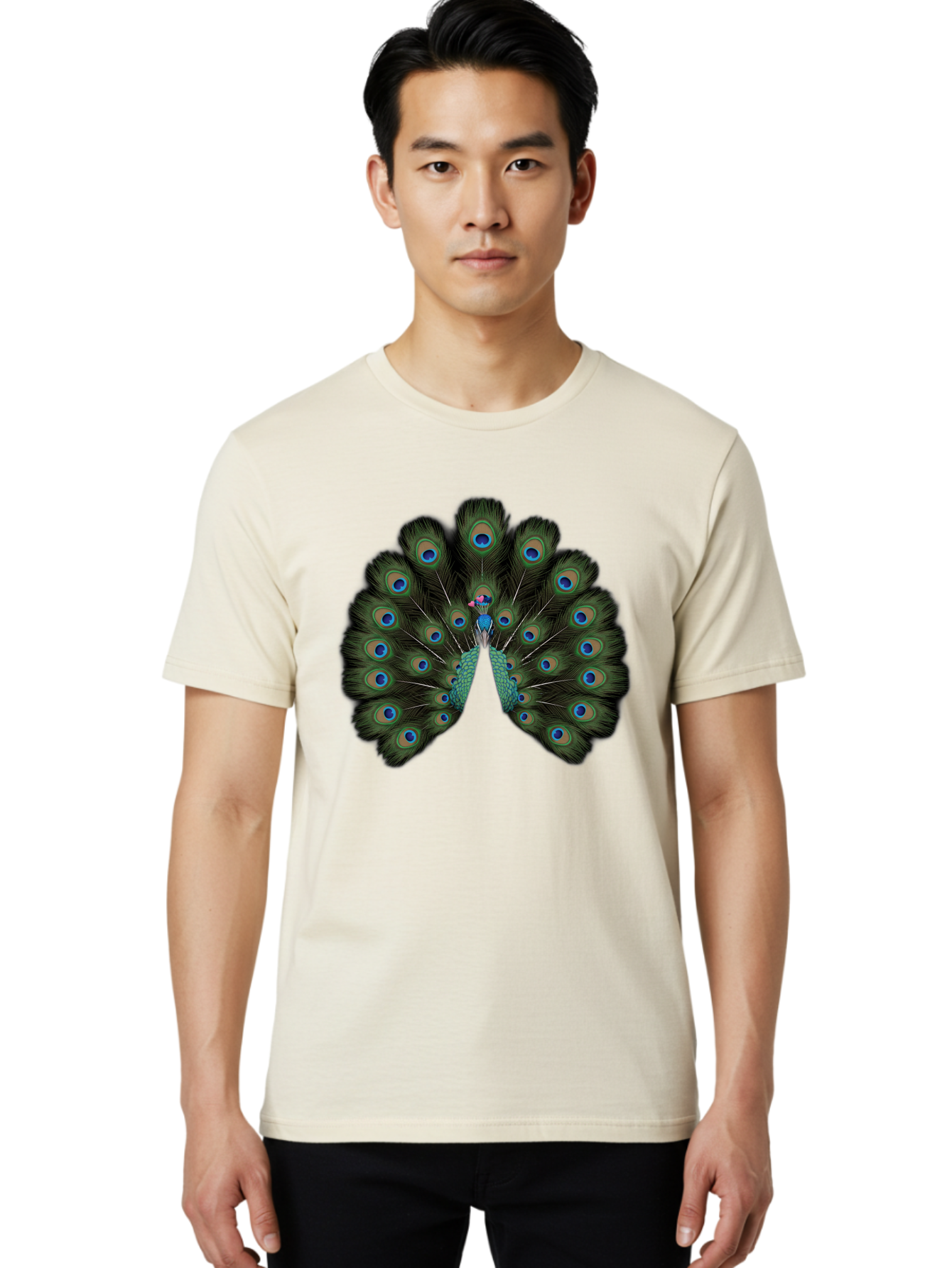 Peacock-Tail Men'S Graphic Tee, 100% Cotton, Comfortable Casual Summer Wear, Machine Washable, Vintage Camera, Old Camera, Antique Camera, Black Camera, Classic Photography, Photography Equipment, Nostalgic Device, Film Camera, Camera Art Baj634