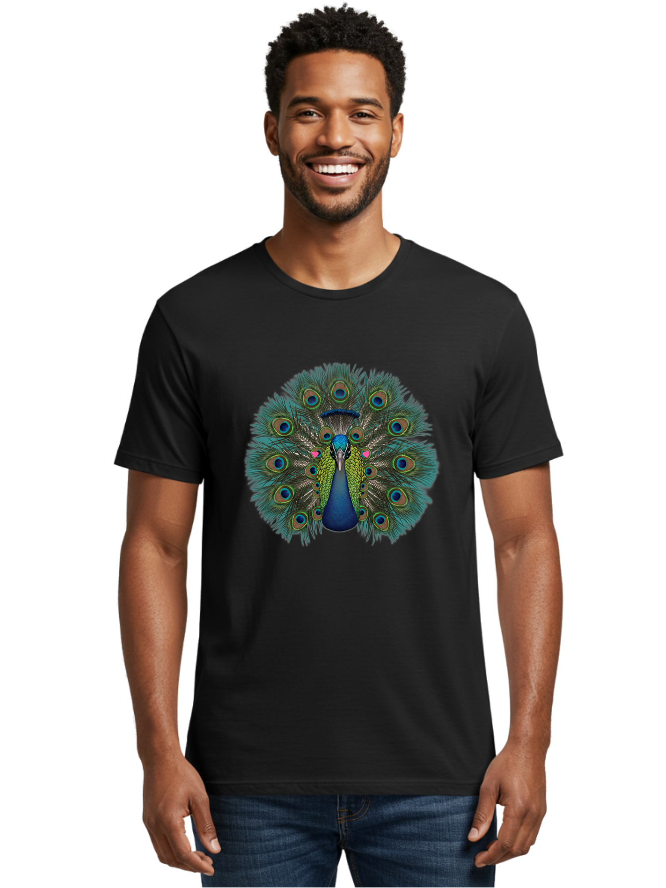 Peacock Men'S Graphic Tee, 100% Cotton, Comfortable Casual Summer Wear, Machine Washable, Vintage Camera, Old Camera, Antique Camera, Black Camera, Classic Photography, Photography Equipment, Nostalgic Device, Film Camera, Camera Art Baj635
