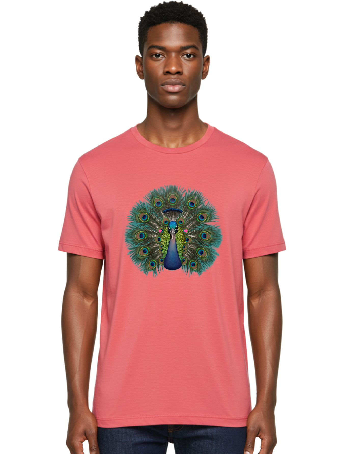 Peacock Men'S Graphic Tee, 100% Cotton, Comfortable Casual Summer Wear, Machine Washable, Vintage Camera, Old Camera, Antique Camera, Black Camera, Classic Photography, Photography Equipment, Nostalgic Device, Film Camera, Camera Art Baj635