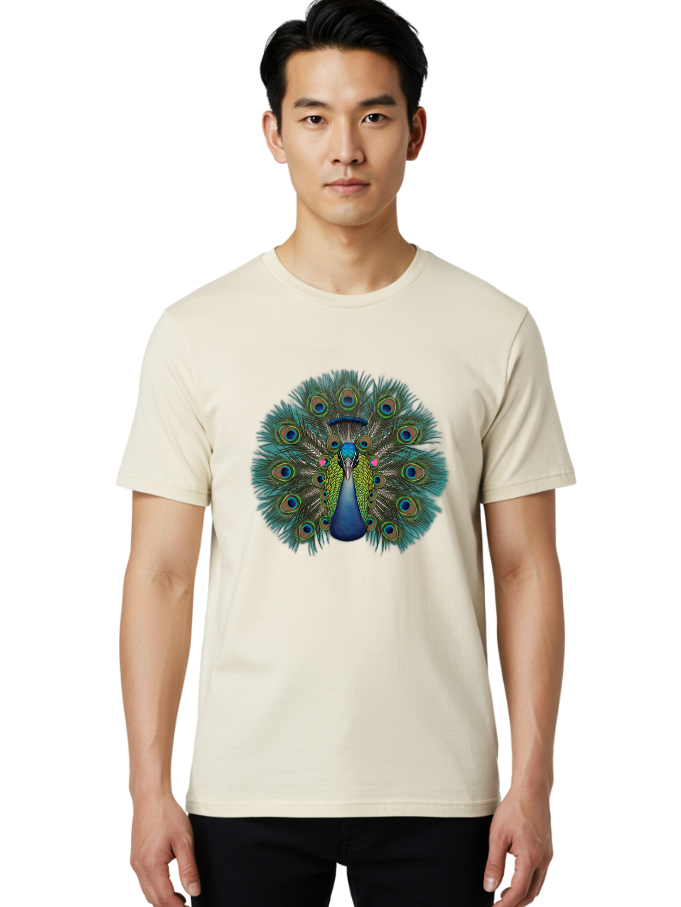 Peacock Men'S Graphic Tee, 100% Cotton, Comfortable Casual Summer Wear, Machine Washable, Vintage Camera, Old Camera, Antique Camera, Black Camera, Classic Photography, Photography Equipment, Nostalgic Device, Film Camera, Camera Art Baj635