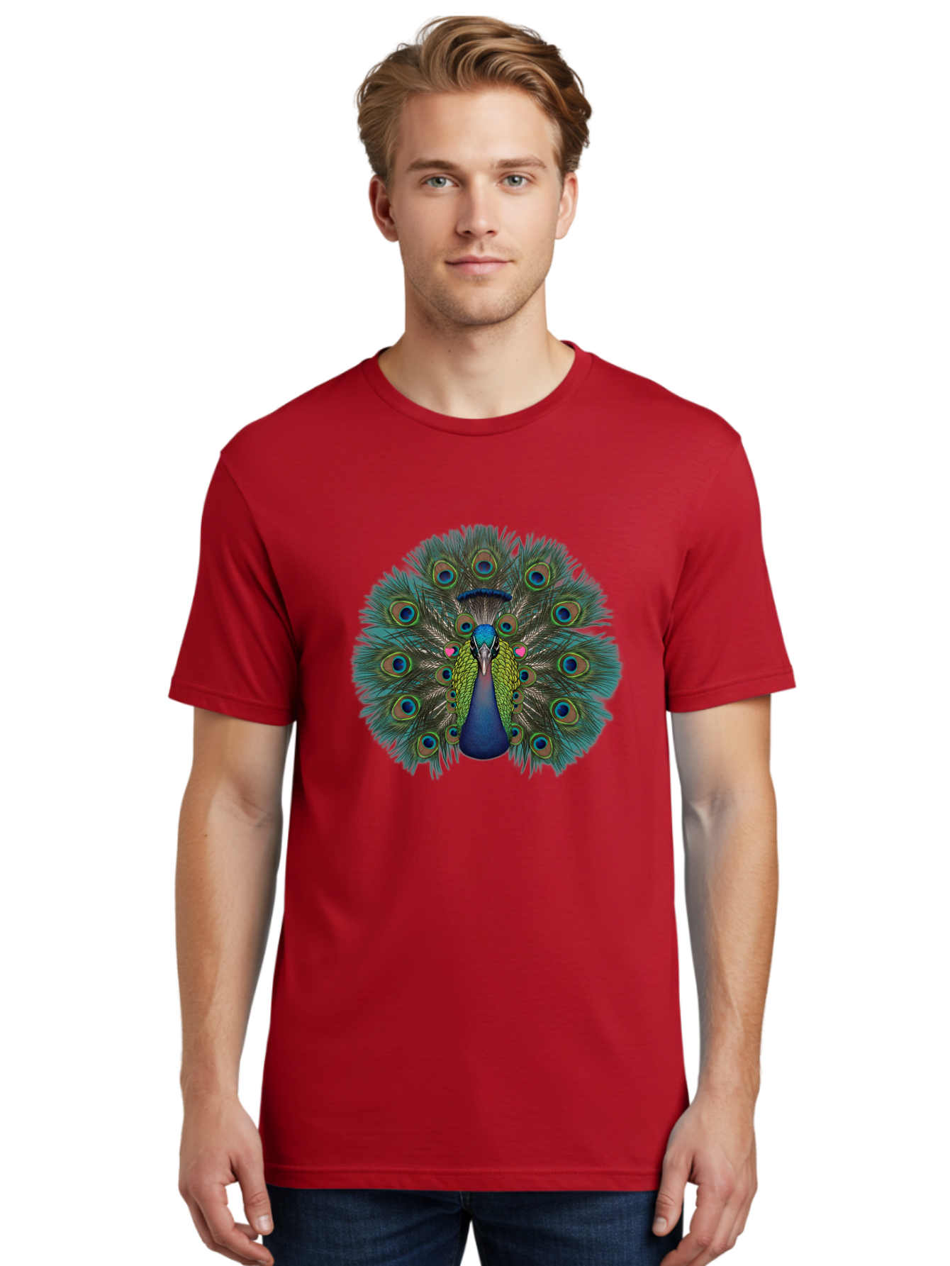 Peacock Men'S Graphic Tee, 100% Cotton, Comfortable Casual Summer Wear, Machine Washable, Vintage Camera, Old Camera, Antique Camera, Black Camera, Classic Photography, Photography Equipment, Nostalgic Device, Film Camera, Camera Art Baj635