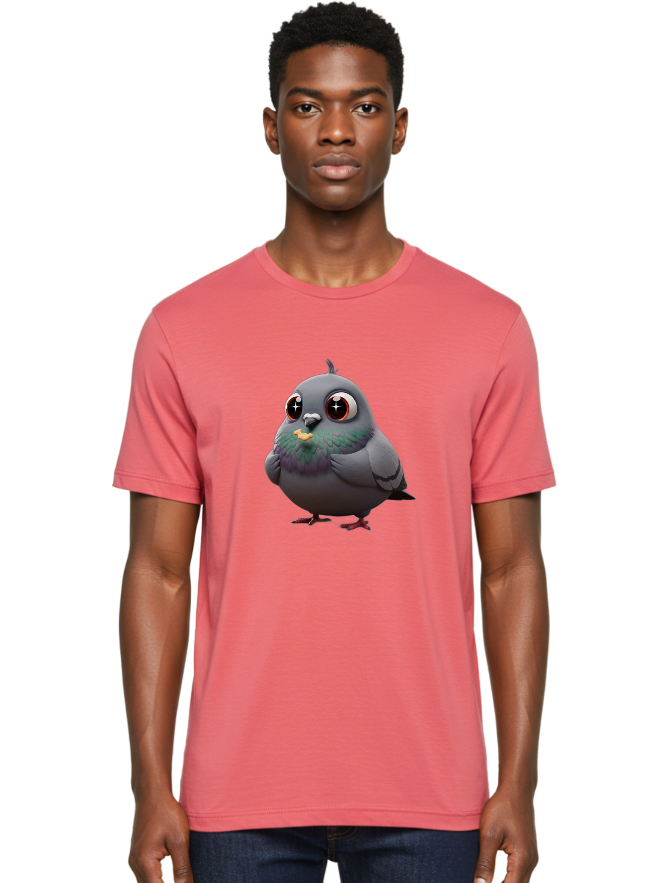 Pigeon-1 Men'S Graphic Tee, 100% Cotton, Comfortable Casual Summer Wear, Machine Washable, Vintage Camera, Old Camera, Antique Camera, Black Camera, Classic Photography, Photography Equipment, Nostalgic Device, Film Camera, Camera Art Baj636