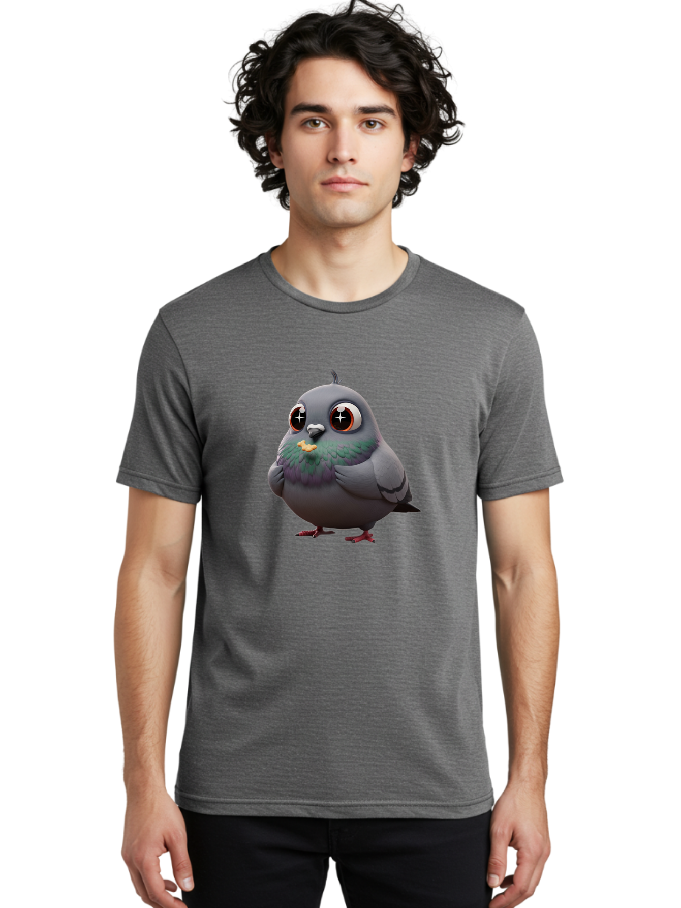 Pigeon-1 Men'S Graphic Tee, 100% Cotton, Comfortable Casual Summer Wear, Machine Washable, Vintage Camera, Old Camera, Antique Camera, Black Camera, Classic Photography, Photography Equipment, Nostalgic Device, Film Camera, Camera Art Baj636