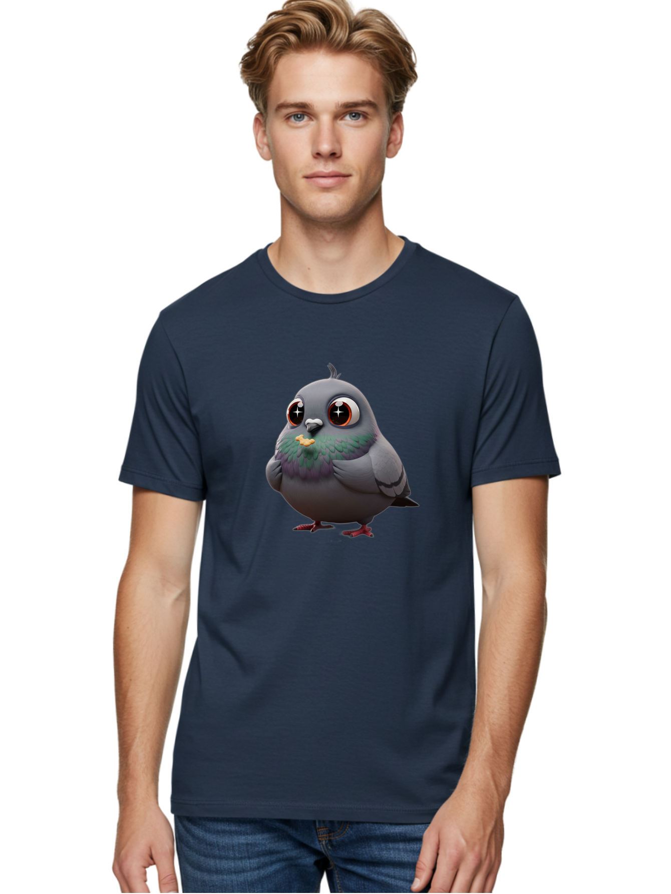 Pigeon-1 Men'S Graphic Tee, 100% Cotton, Comfortable Casual Summer Wear, Machine Washable, Vintage Camera, Old Camera, Antique Camera, Black Camera, Classic Photography, Photography Equipment, Nostalgic Device, Film Camera, Camera Art Baj636