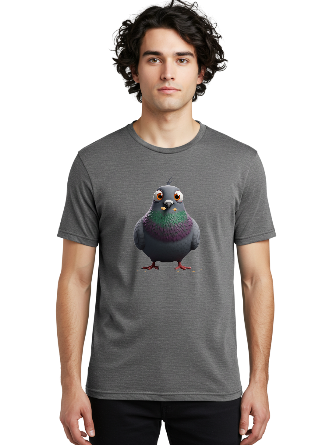 Pigeon-2 Men'S Graphic Tee, 100% Cotton, Comfortable Casual Summer Wear, Machine Washable, Vintage Camera, Old Camera, Antique Camera, Black Camera, Classic Photography, Photography Equipment, Nostalgic Device, Film Camera, Camera Art Baj637