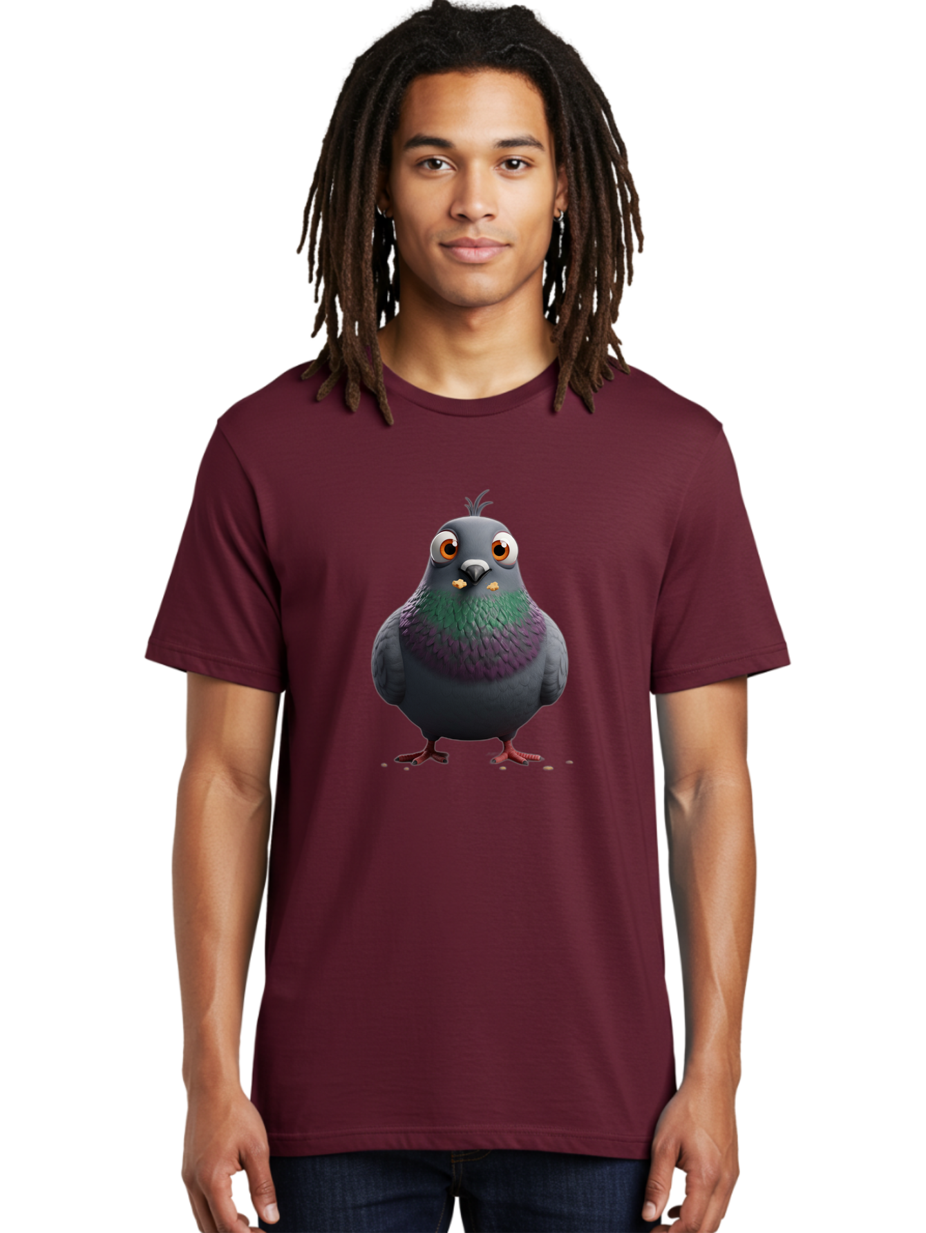 Pigeon-2 Men'S Graphic Tee, 100% Cotton, Comfortable Casual Summer Wear, Machine Washable, Vintage Camera, Old Camera, Antique Camera, Black Camera, Classic Photography, Photography Equipment, Nostalgic Device, Film Camera, Camera Art Baj637