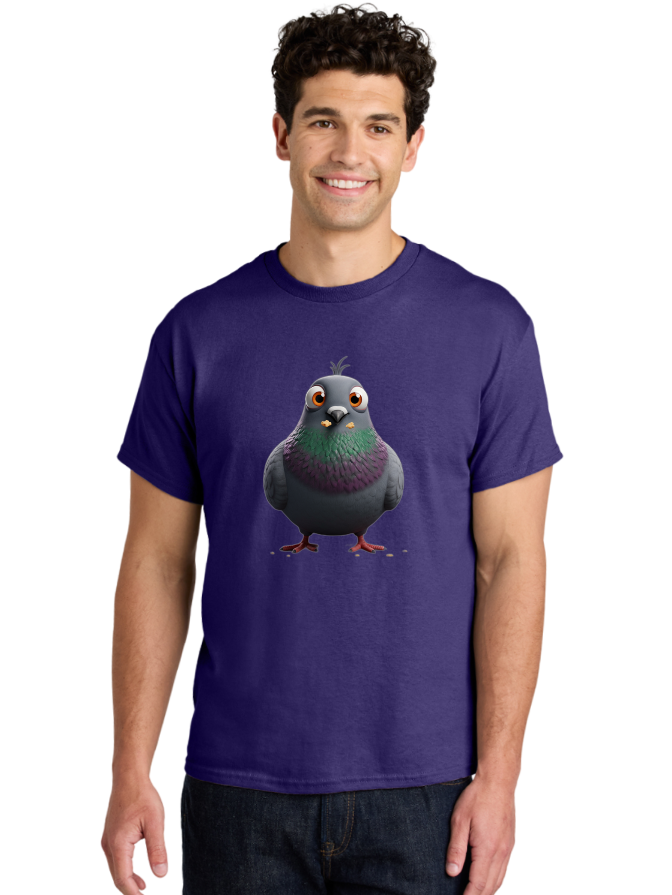 Pigeon-2 Men'S Graphic Tee, 100% Cotton, Comfortable Casual Summer Wear, Machine Washable, Vintage Camera, Old Camera, Antique Camera, Black Camera, Classic Photography, Photography Equipment, Nostalgic Device, Film Camera, Camera Art Baj637