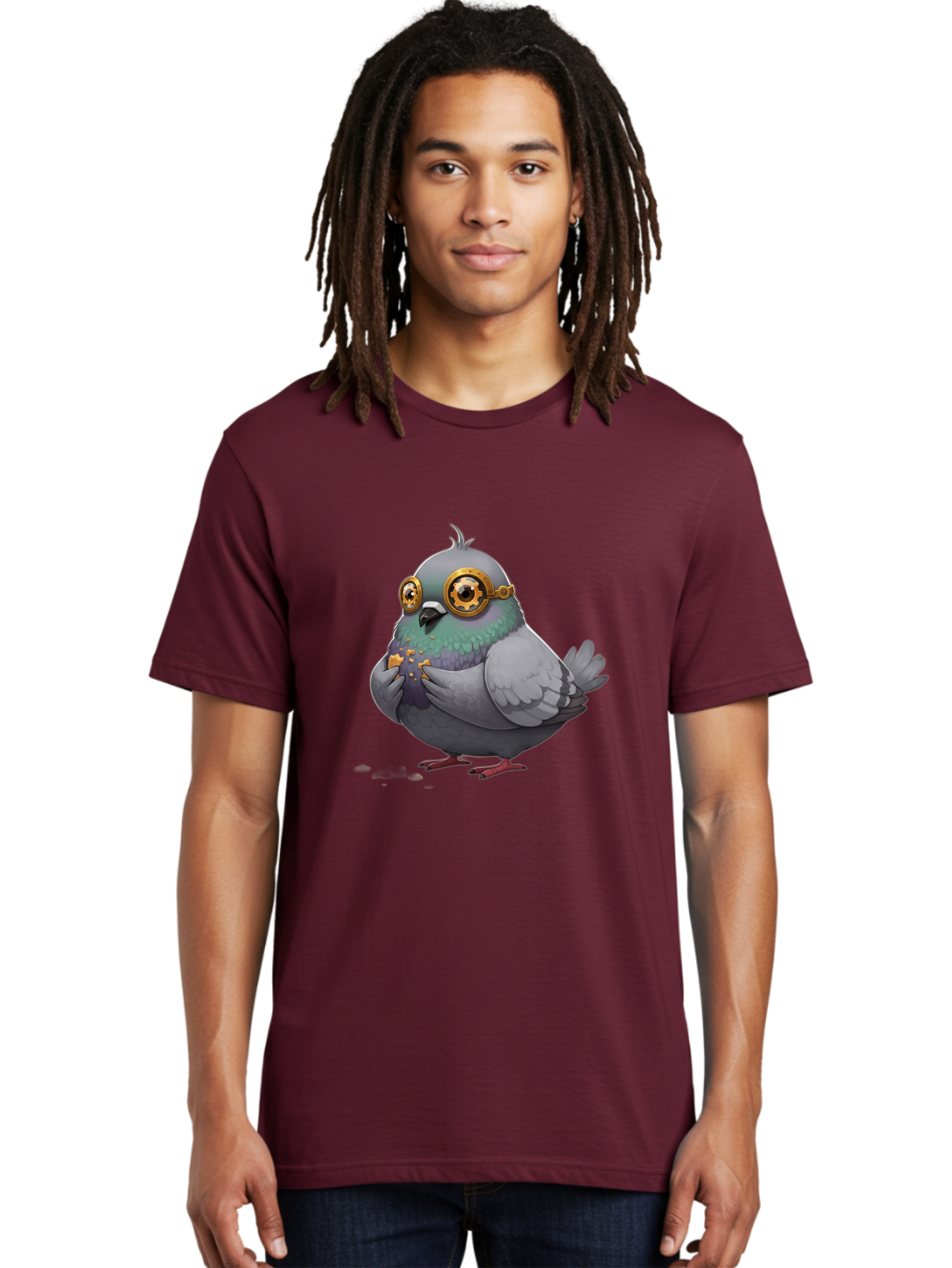 Pigeon-Goggles Men'S Graphic Tee, 100% Cotton, Comfortable Casual Summer Wear, Machine Washable, Vintage Camera, Old Camera, Antique Camera, Black Camera, Classic Photography, Photography Equipment, Nostalgic Device, Film Camera, Camera Art Baj640