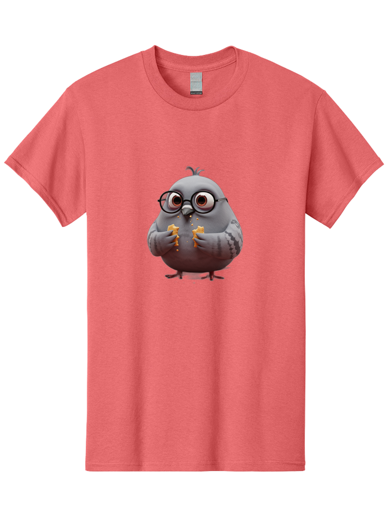 Pigeon-In-Glasses Men'S Graphic Tee, 100% Cotton, Comfortable Casual Summer Wear, Machine Washable, Vintage Camera, Old Camera, Antique Camera, Black Camera, Classic Photography, Photography Equipment, Nostalgic Device, Film Camera, Camera Art Baj641