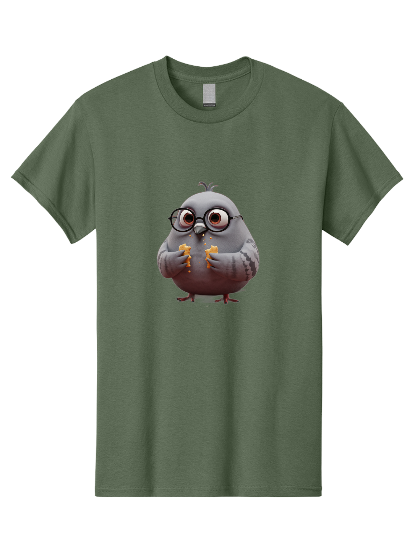Pigeon-In-Glasses Men'S Graphic Tee, 100% Cotton, Comfortable Casual Summer Wear, Machine Washable, Vintage Camera, Old Camera, Antique Camera, Black Camera, Classic Photography, Photography Equipment, Nostalgic Device, Film Camera, Camera Art Baj641