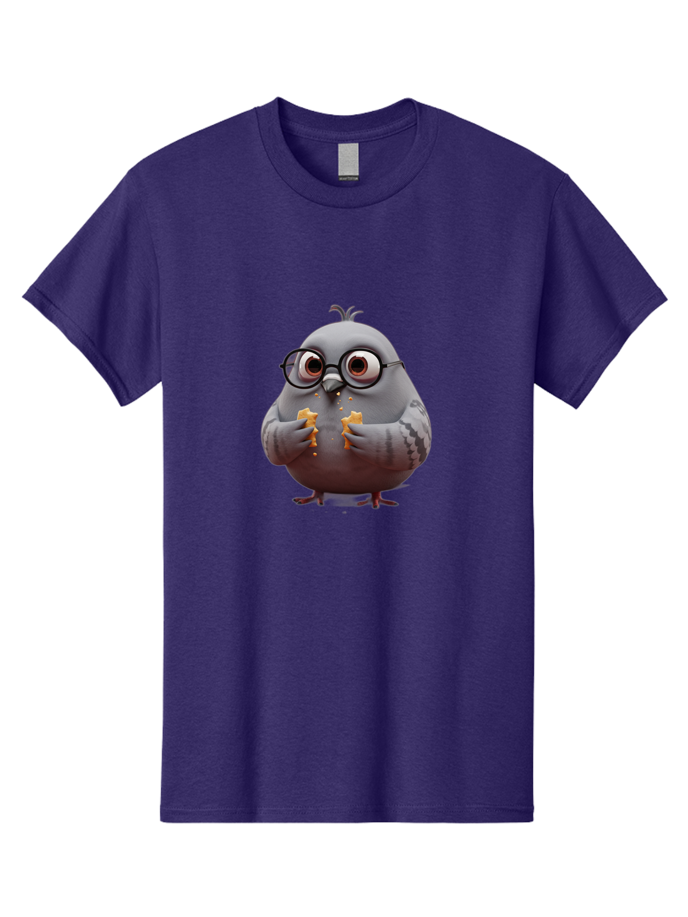 Pigeon-In-Glasses Men'S Graphic Tee, 100% Cotton, Comfortable Casual Summer Wear, Machine Washable, Vintage Camera, Old Camera, Antique Camera, Black Camera, Classic Photography, Photography Equipment, Nostalgic Device, Film Camera, Camera Art Baj641