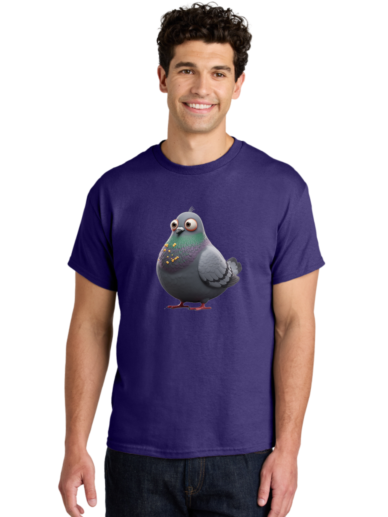 Pigeon-With-Big-Eyes Men'S Graphic Tee, 100% Cotton, Comfortable Casual Summer Wear, Machine Washable, Vintage Camera, Old Camera, Antique Camera, Black Camera, Classic Photography, Photography Equipment, Nostalgic Device, Film Camera, Baj642