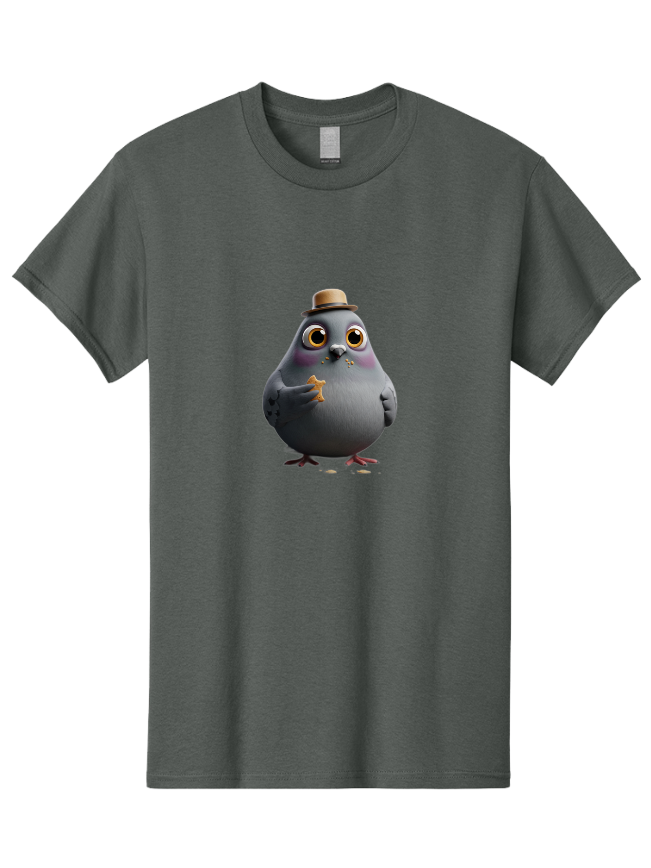 Pigeon-With-Hat Men'S Graphic Tee, 100% Cotton, Comfortable Casual Summer Wear, Machine Washable, Vintage Camera, Old Camera, Antique Camera, Black Camera, Classic Photography, Photography Equipment, Nostalgic Device, Film Camera, Camera Art Baj644