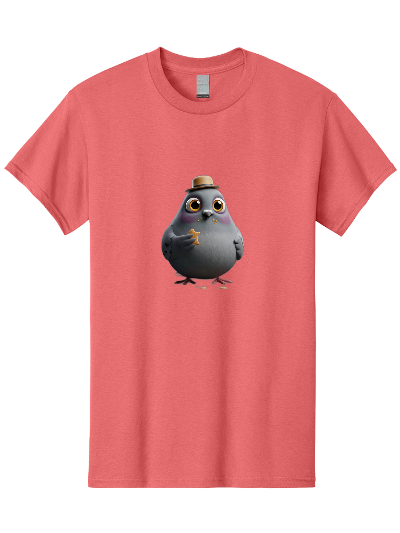 Pigeon-With-Hat Men'S Graphic Tee, 100% Cotton, Comfortable Casual Summer Wear, Machine Washable, Vintage Camera, Old Camera, Antique Camera, Black Camera, Classic Photography, Photography Equipment, Nostalgic Device, Film Camera, Camera Art Baj644