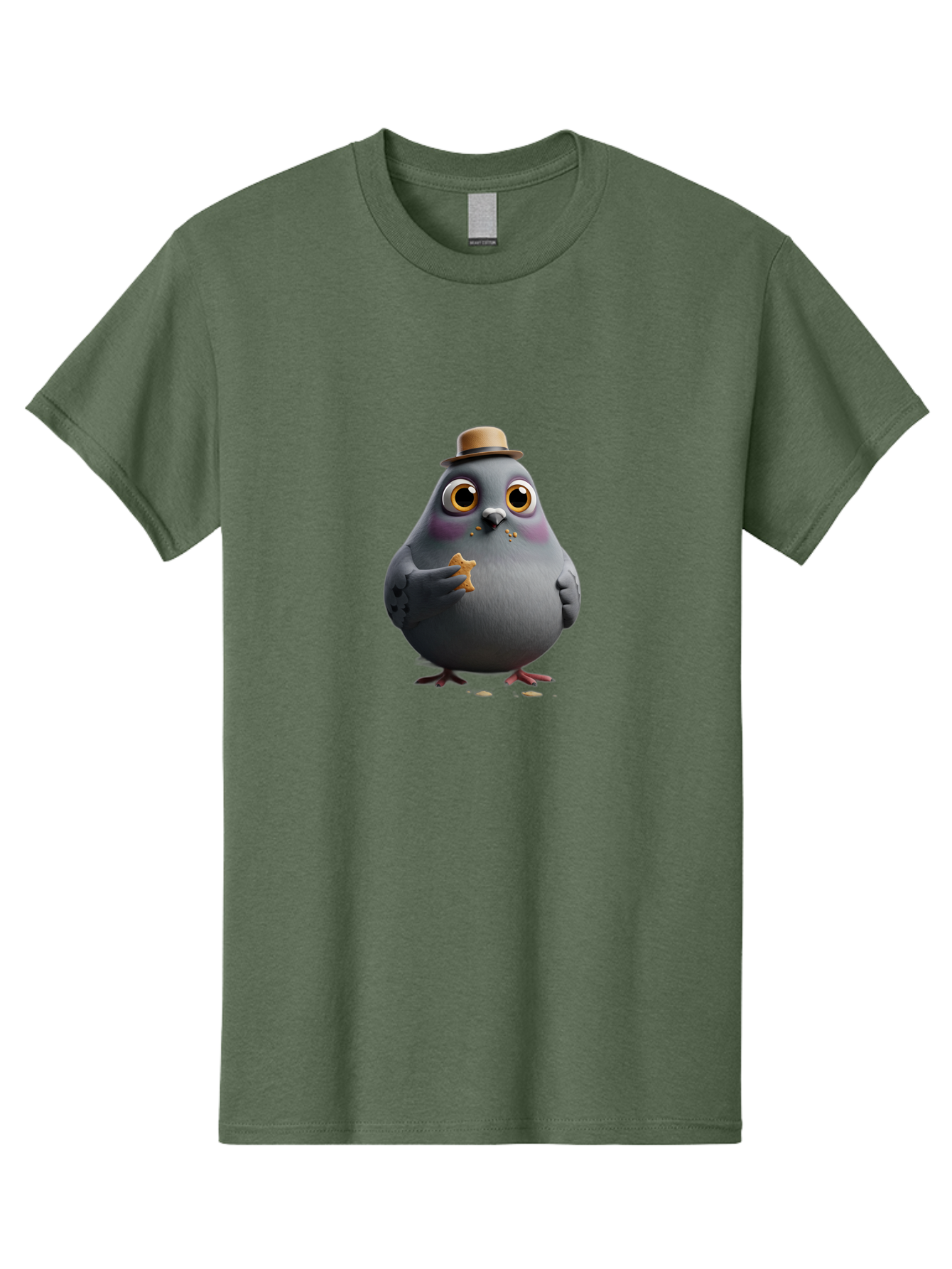 Pigeon-With-Hat Men'S Graphic Tee, 100% Cotton, Comfortable Casual Summer Wear, Machine Washable, Vintage Camera, Old Camera, Antique Camera, Black Camera, Classic Photography, Photography Equipment, Nostalgic Device, Film Camera, Camera Art Baj644