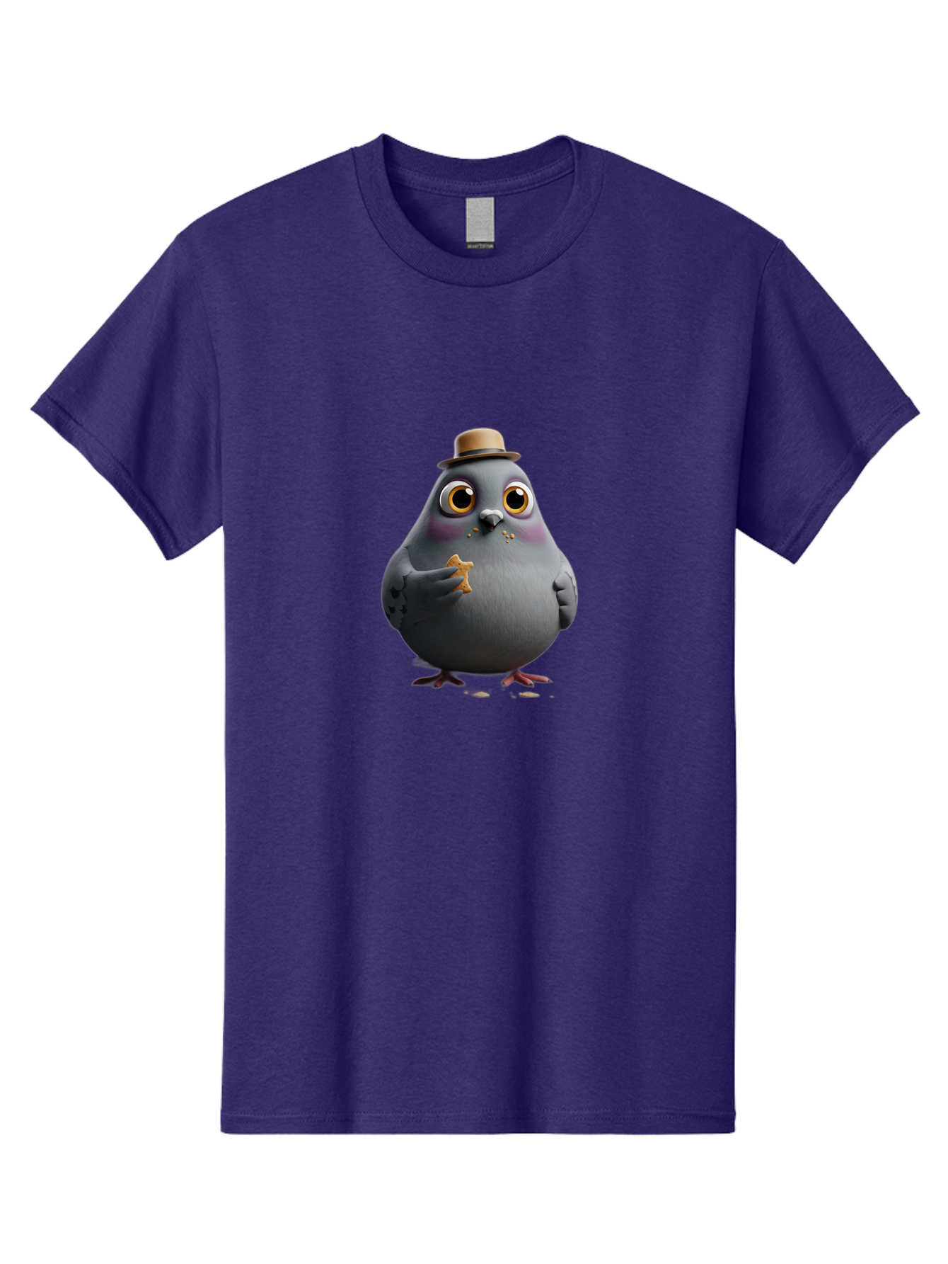 Pigeon-With-Hat Men'S Graphic Tee, 100% Cotton, Comfortable Casual Summer Wear, Machine Washable, Vintage Camera, Old Camera, Antique Camera, Black Camera, Classic Photography, Photography Equipment, Nostalgic Device, Film Camera, Camera Art Baj644