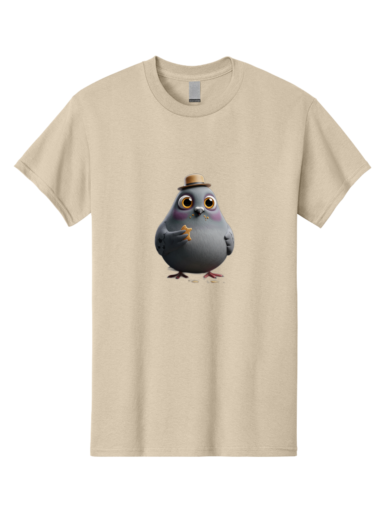 Pigeon-With-Hat Men'S Graphic Tee, 100% Cotton, Comfortable Casual Summer Wear, Machine Washable, Vintage Camera, Old Camera, Antique Camera, Black Camera, Classic Photography, Photography Equipment, Nostalgic Device, Film Camera, Camera Art Baj644