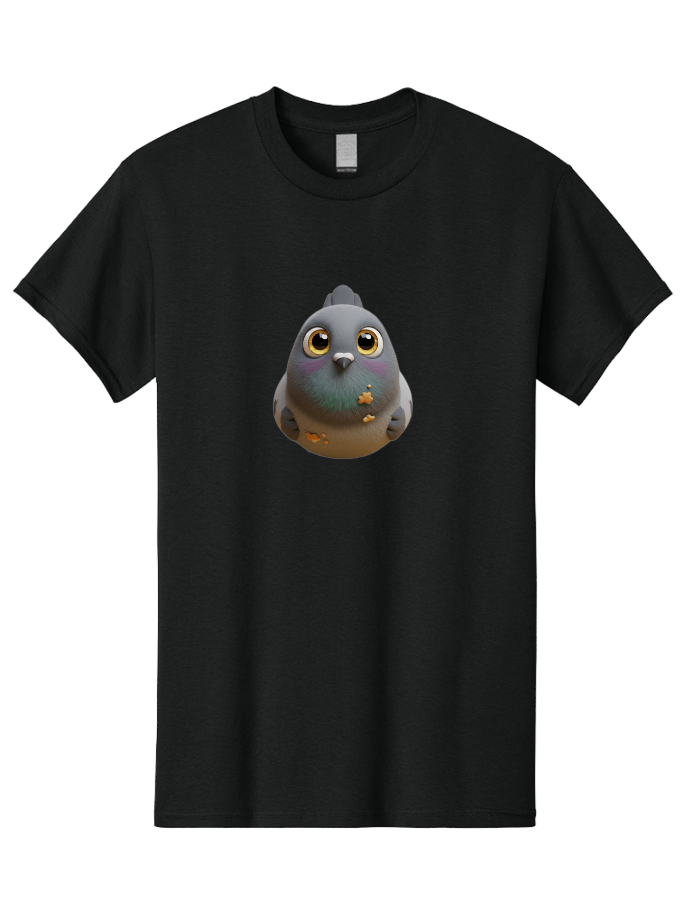 Pigeon-With-Oversized-Eyes Men'S Graphic Tee, 100% Cotton, Comfortable Casual Summer Wear, Machine Washable, Vintage Camera, Old Camera, Antique Camera, Black Camera, Classic Photography, Photography Equipment, Nostalgic Device, Film Camera, Baj645