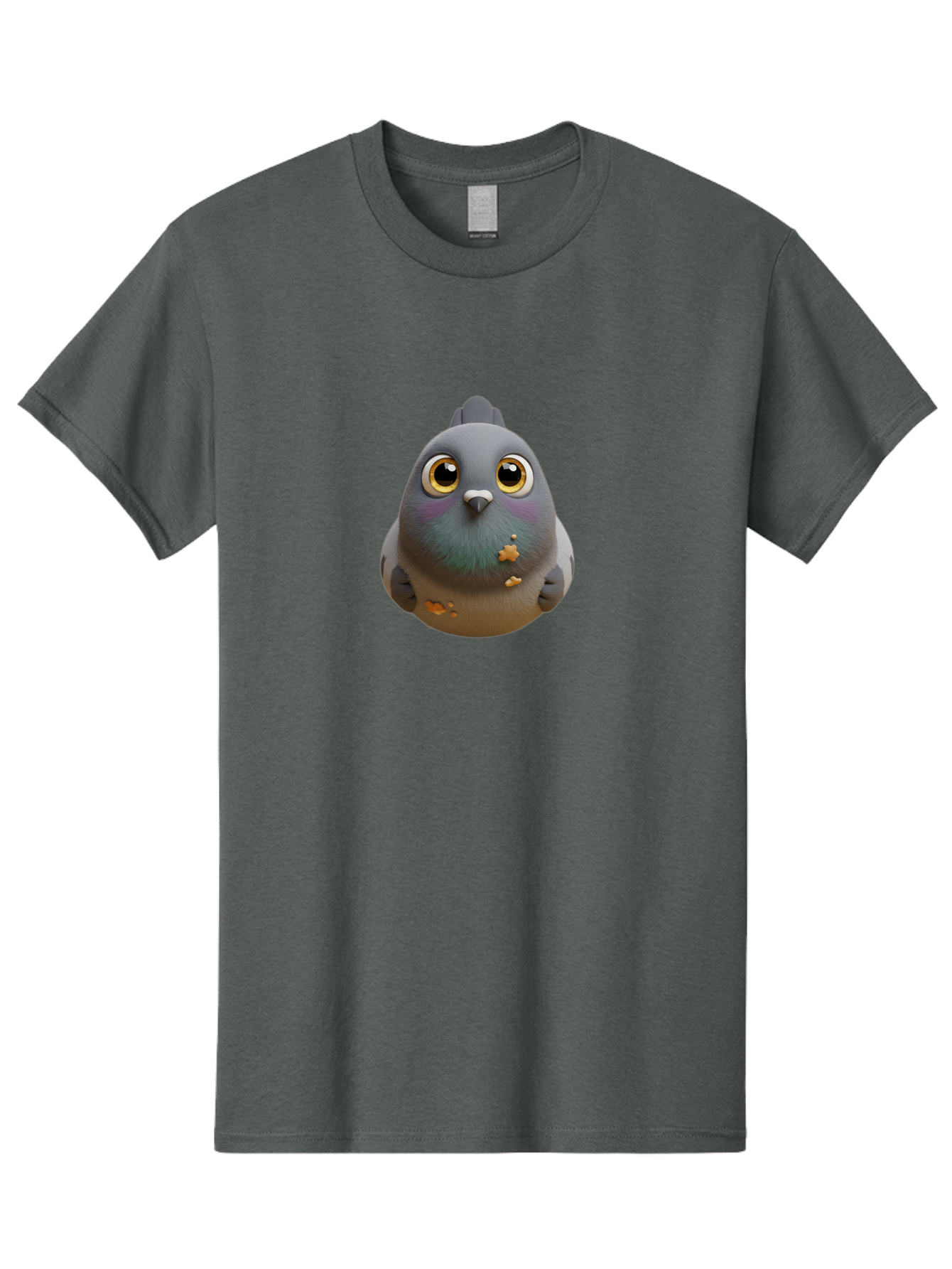 Pigeon-With-Oversized-Eyes Men'S Graphic Tee, 100% Cotton, Comfortable Casual Summer Wear, Machine Washable, Vintage Camera, Old Camera, Antique Camera, Black Camera, Classic Photography, Photography Equipment, Nostalgic Device, Film Camera, Baj645