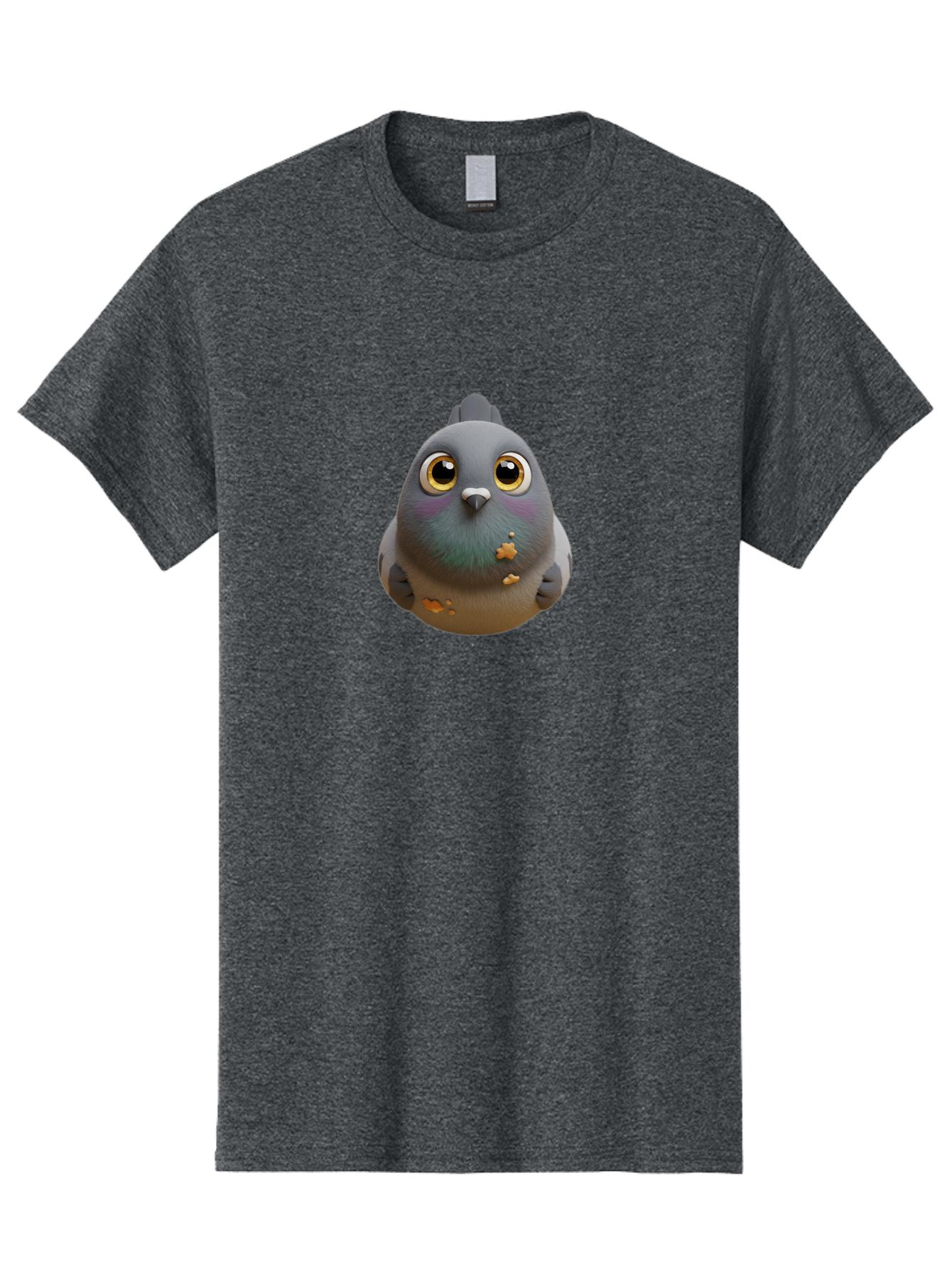 Pigeon-With-Oversized-Eyes Men'S Graphic Tee, 100% Cotton, Comfortable Casual Summer Wear, Machine Washable, Vintage Camera, Old Camera, Antique Camera, Black Camera, Classic Photography, Photography Equipment, Nostalgic Device, Film Camera, Baj645