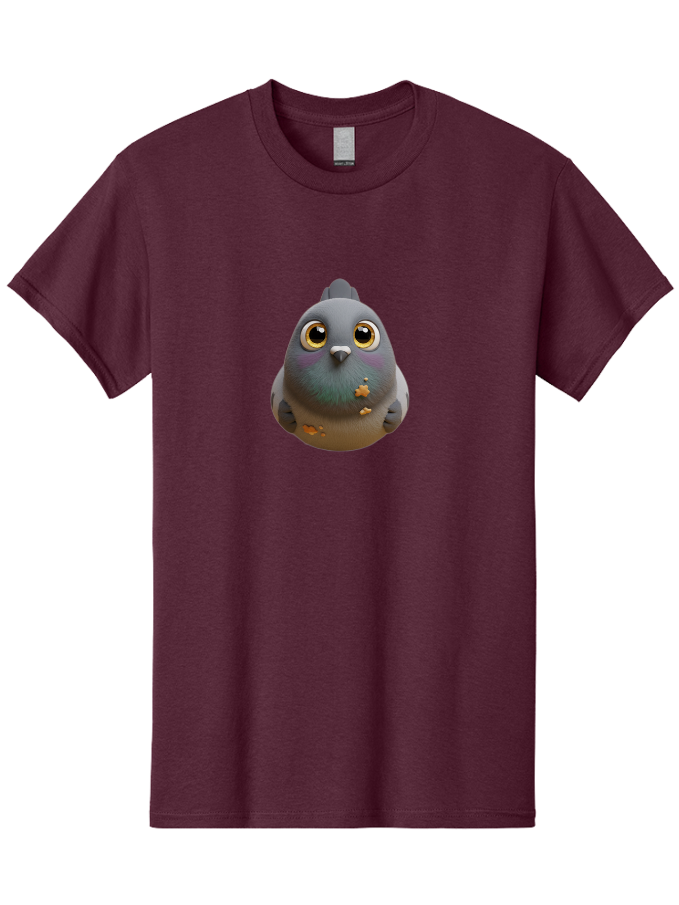Pigeon-With-Oversized-Eyes Men'S Graphic Tee, 100% Cotton, Comfortable Casual Summer Wear, Machine Washable, Vintage Camera, Old Camera, Antique Camera, Black Camera, Classic Photography, Photography Equipment, Nostalgic Device, Film Camera, Baj645